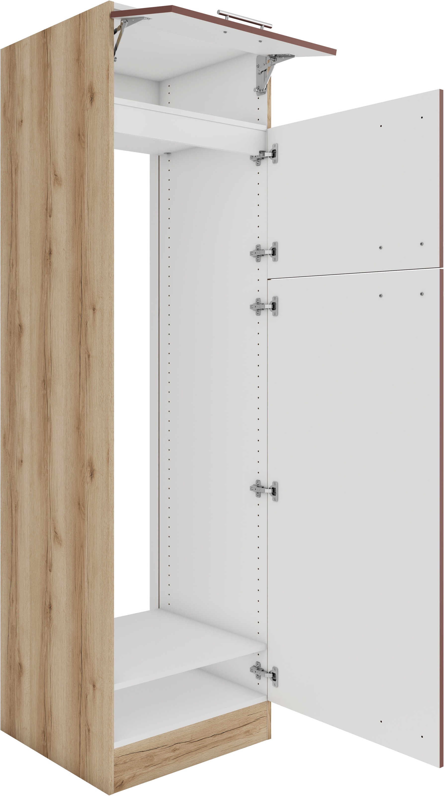 OPTIFIT Kühlumbauschrank »Bella«, Breite 60 cm, Nischenmaße B/T/H 56,7/55,5/144,6 cm