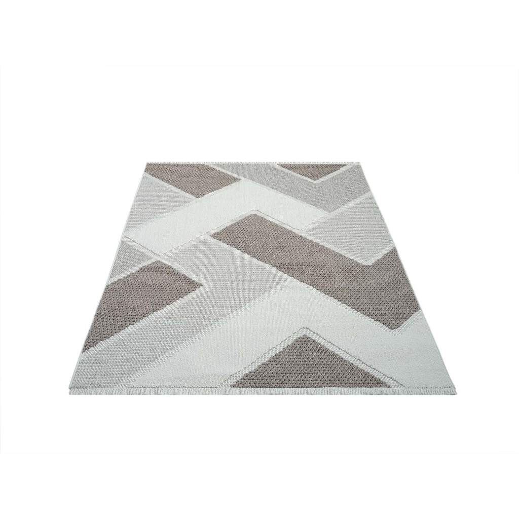 Carpet City Teppich »LINDO 8877«, rechteckig, 11 mm Höhe, Kurzflor, Hochtie günstig online kaufen