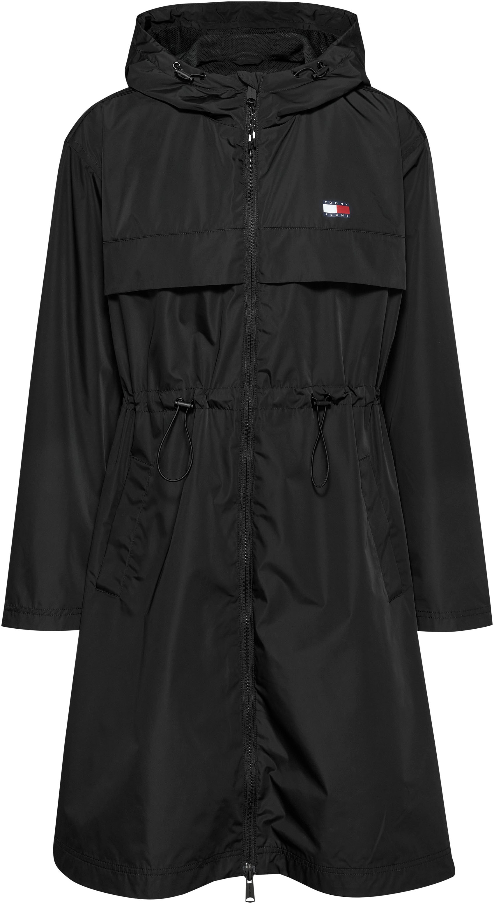 Tommy Jeans Windbreaker »TJW CHICAGO WAISTED COAT EXT«, mit Kapuze, mit Tommy Jeans Markenlabel