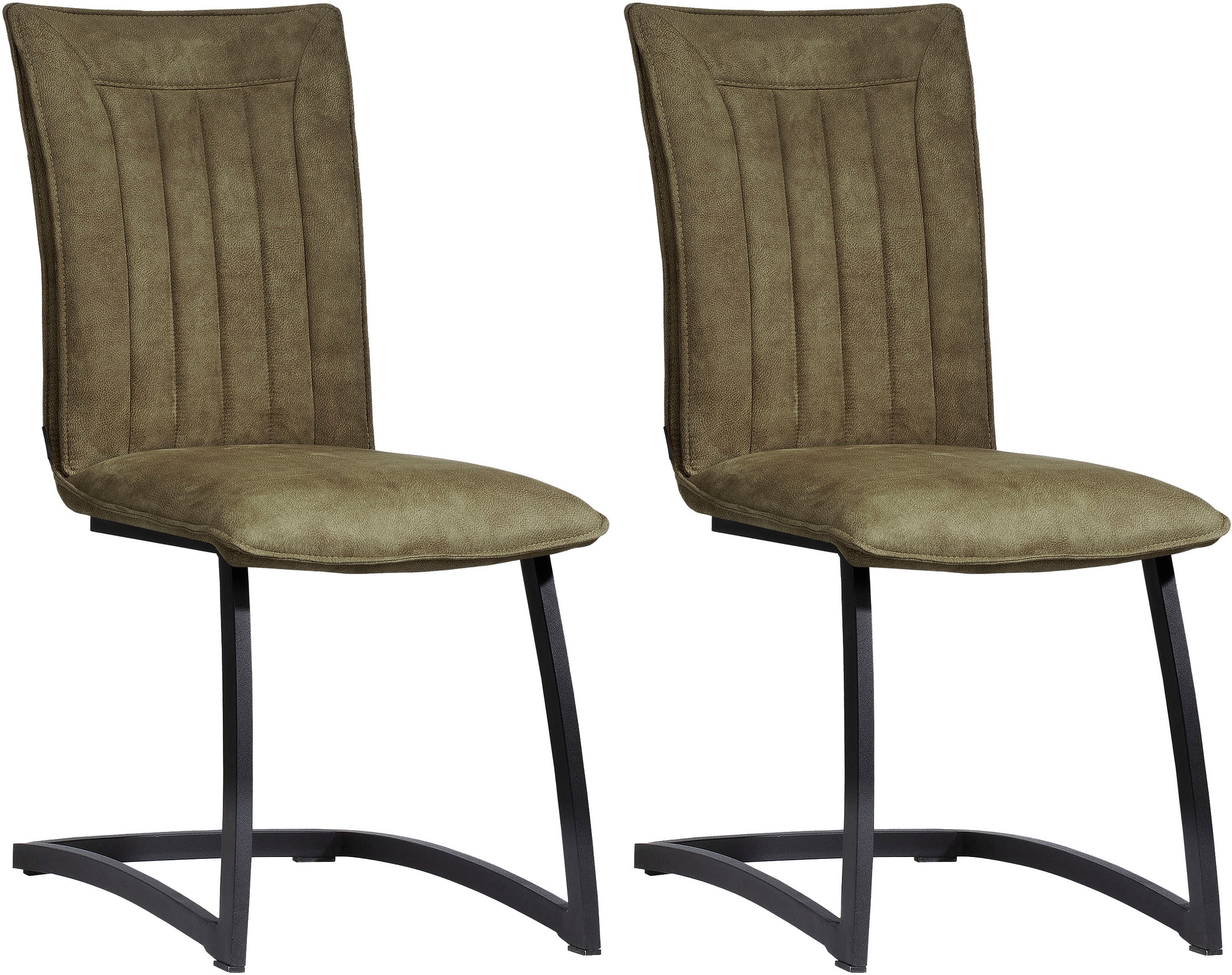 OMG Design Freischwinger »Amara«, (Set), 2 St., Stoff, Esszimmerstuhl, Küch günstig online kaufen