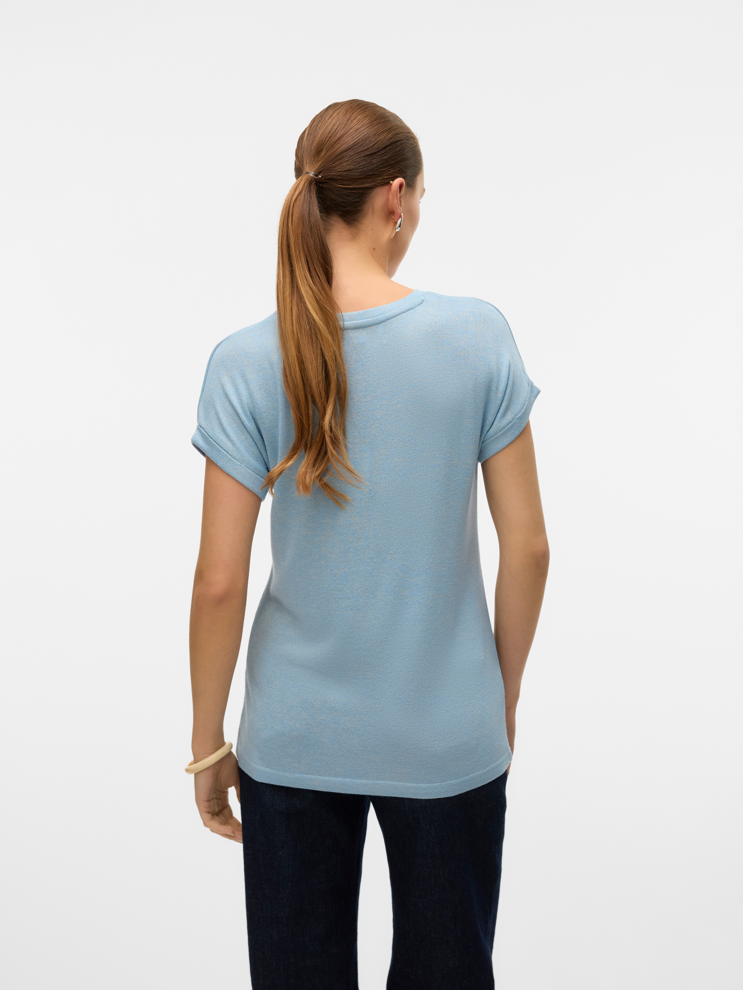 Vero Moda Kurzarmpullover »VMBRIANNA SS O-NECK PULLOVER BOO REP«