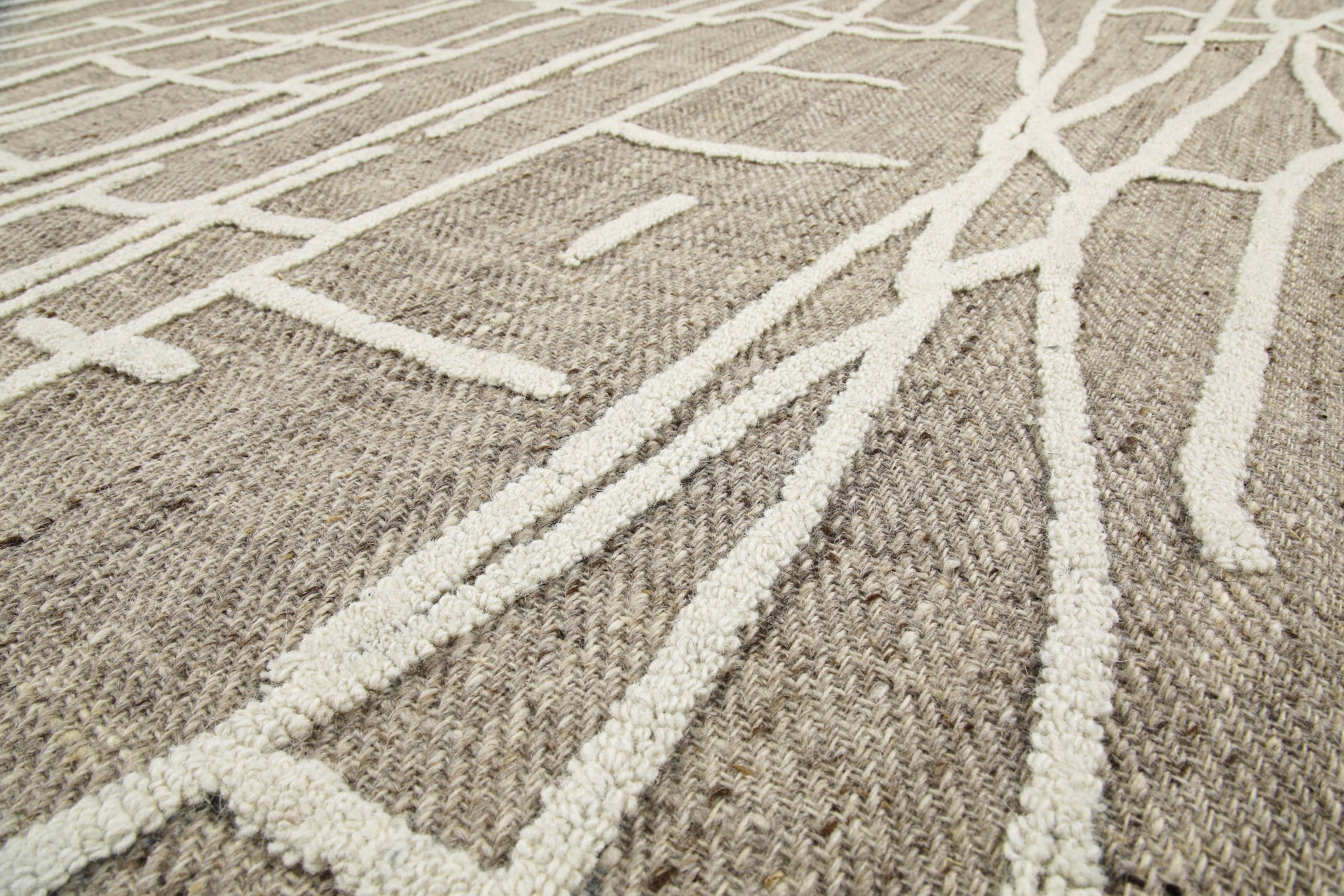 Wecon home Teppich »Hamptons TWENTYFIVE«, rund, 10 mm Höhe, Kurzflor, Wohnzimmer, Schlafzimmer, elegant, robust, abstraktes Design