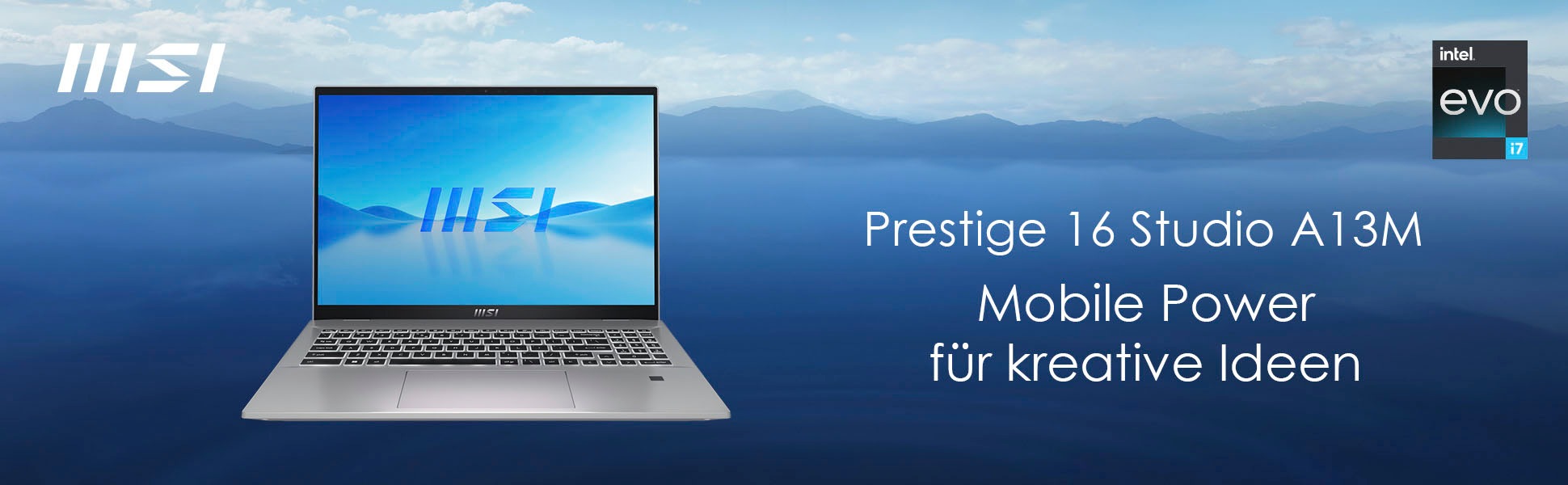 MSI Gaming-Notebook »Prestige 16 Evo A13M-275«, 40,6 cm, / 16 Zoll, Intel, Core i7, Iris Xe Graphics, 1000 GB SSD