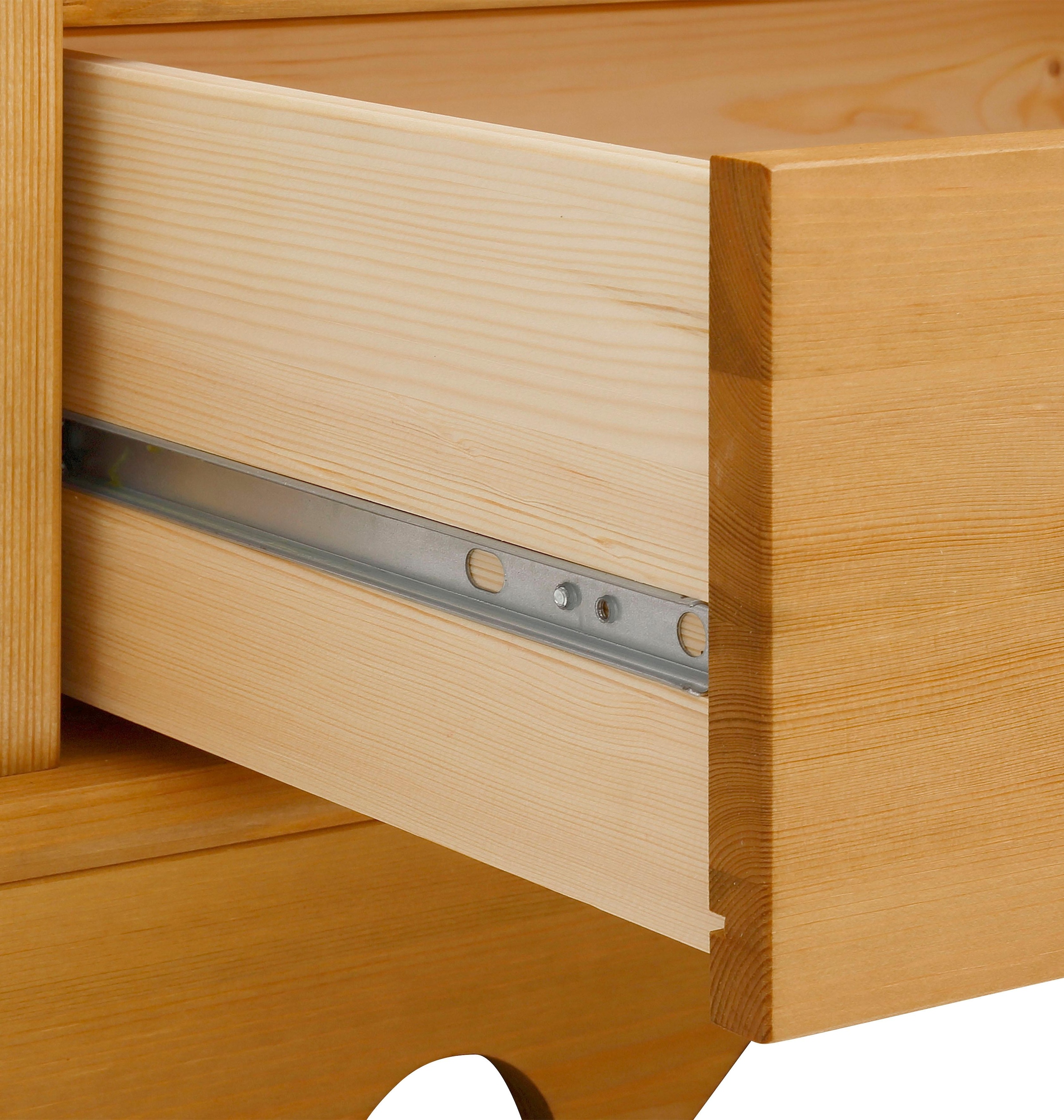 Home affaire Vitrine »Milan«, Höhe 199 cm, Massivholz, FSC®-zertifiziert