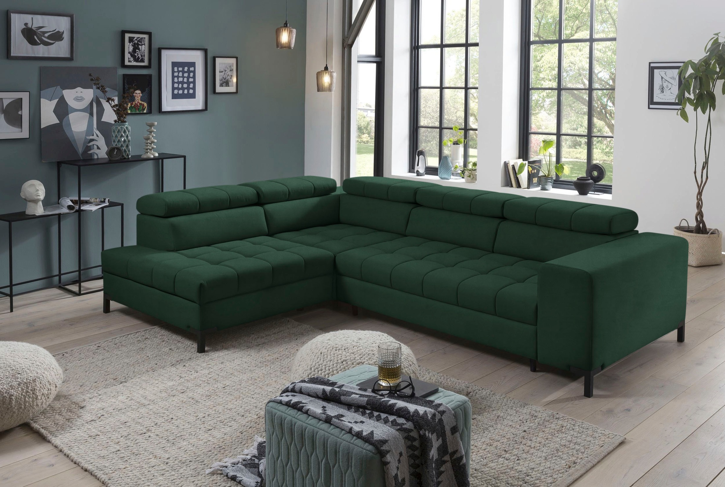 exxpo - sofa fashion Ecksofa »Bocco, hochwertige Verarbeitung, toller Sitzk günstig online kaufen