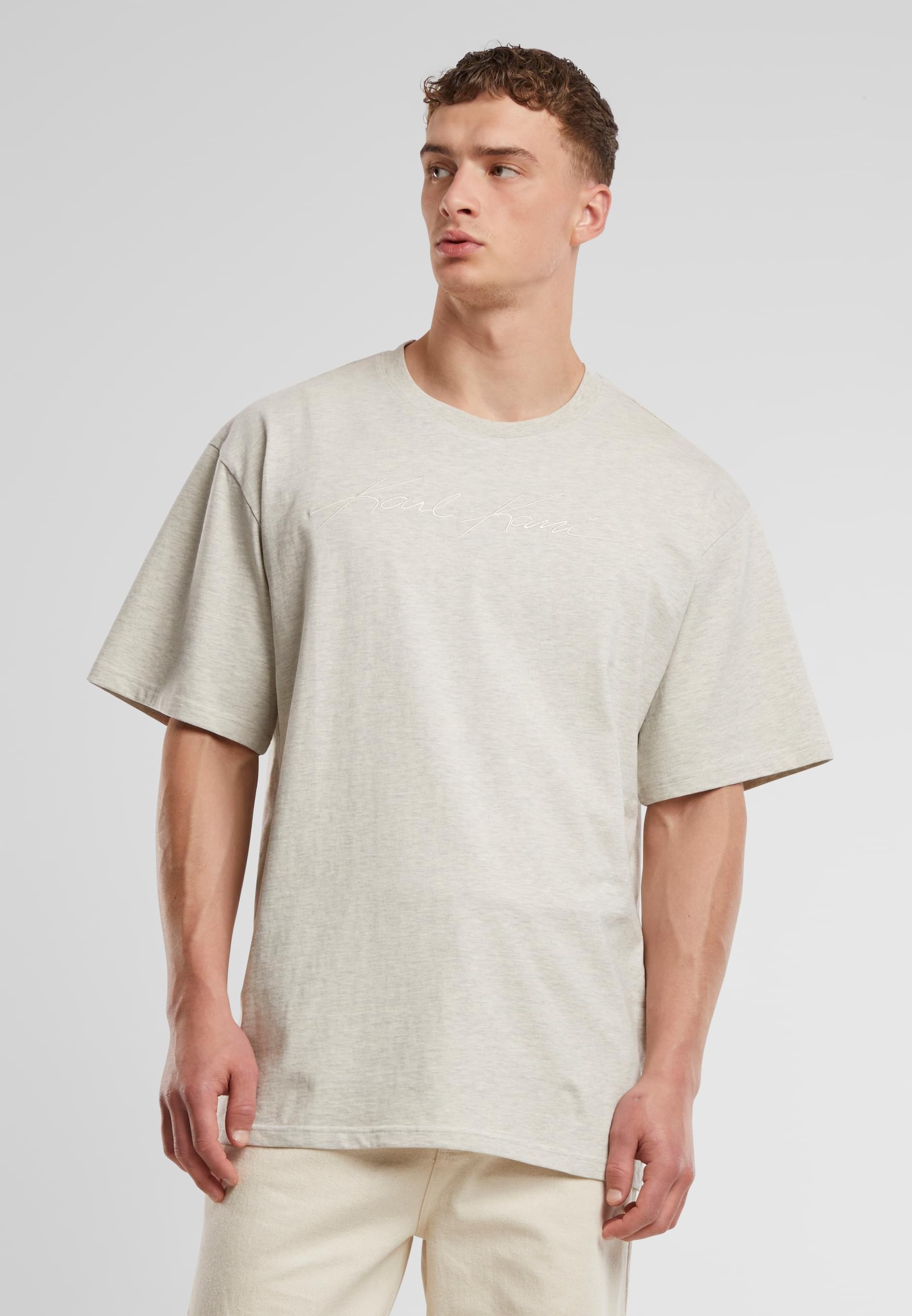Karl Kani T-Shirt »Karl Kani Autograph Heavy Jersey Boxy Melange Tee« 1 Stk. tlg.