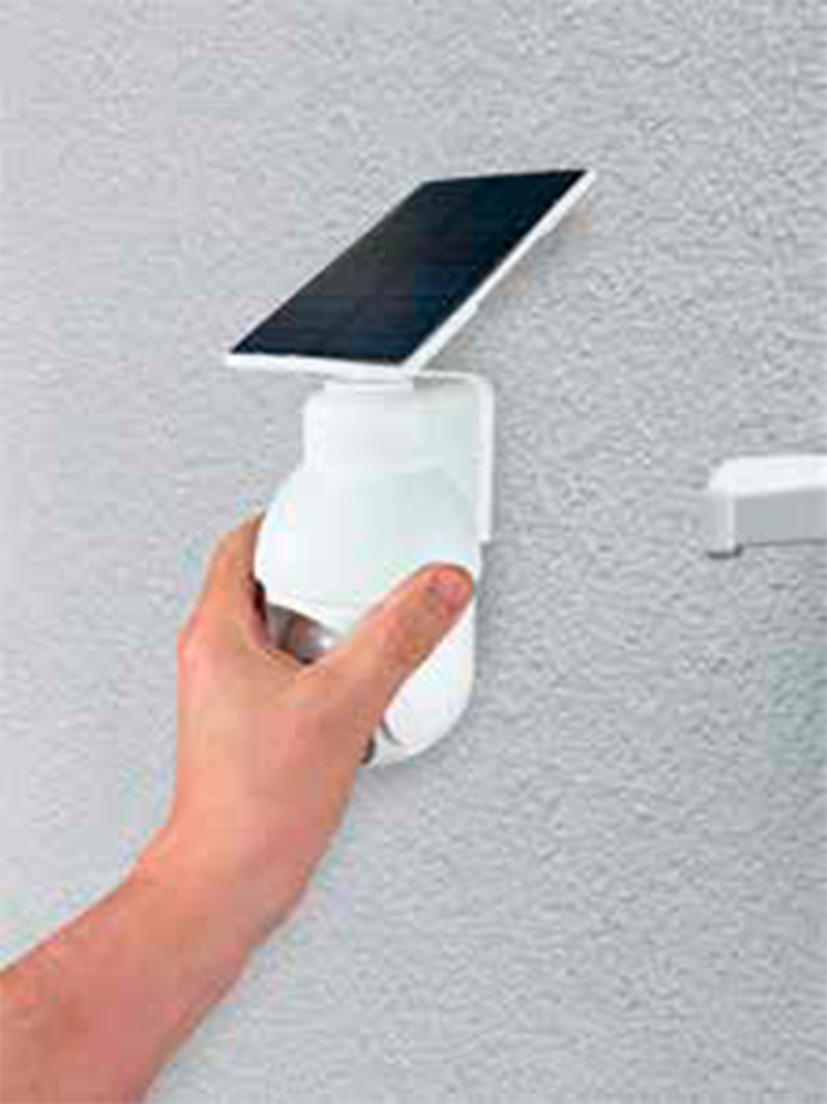 MediaShop LED Solarleuchte »Panta SolarSecurity 360«, Täuschend echte Kamera-Attrappe mit LED-Licht und Solar Pover