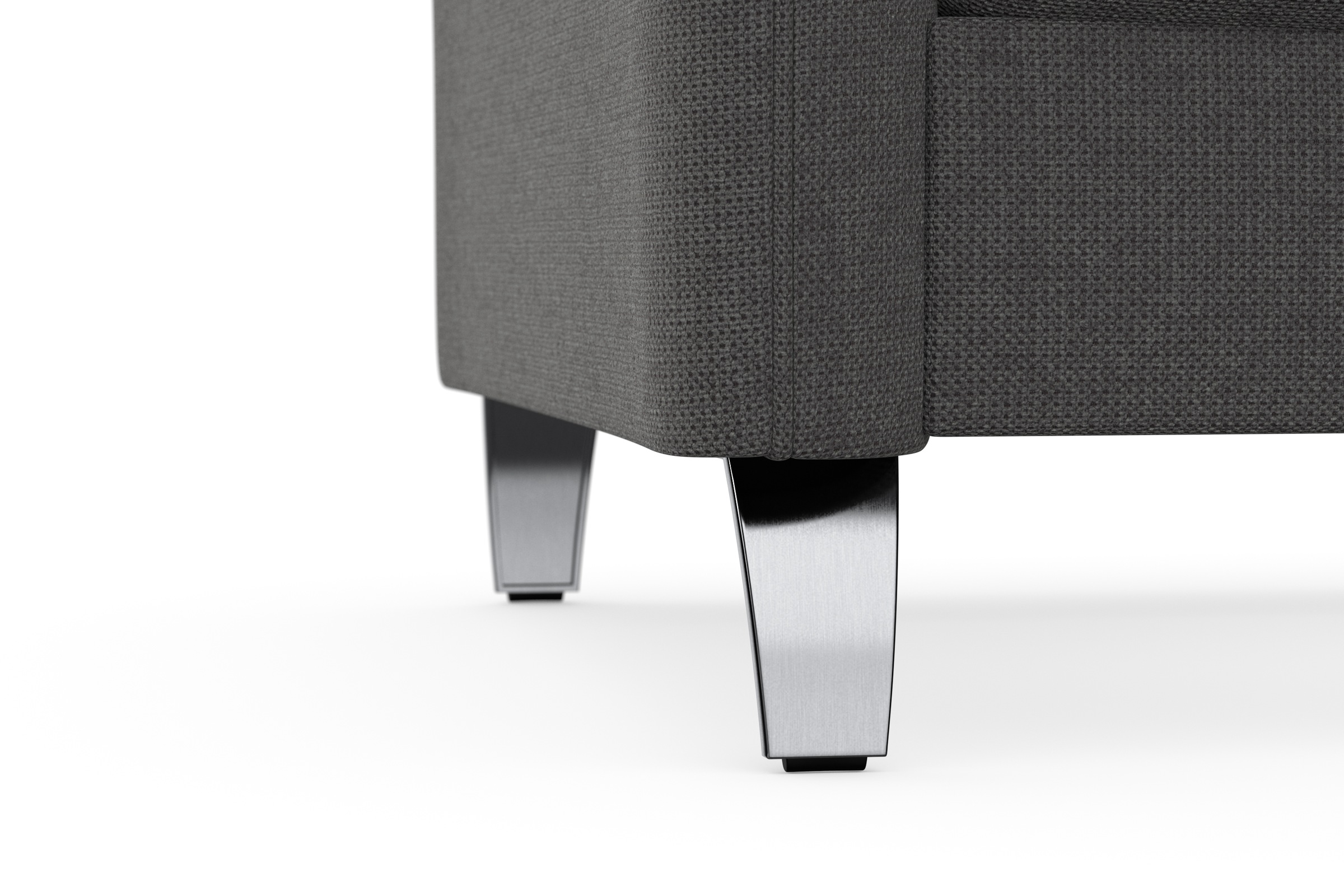 sit&more Ecksofa »Grenoble L-Form mit Federkern«, wahlweise mit Bettfunktion, Bettkasten, Arm- und Kopfteilverstellung