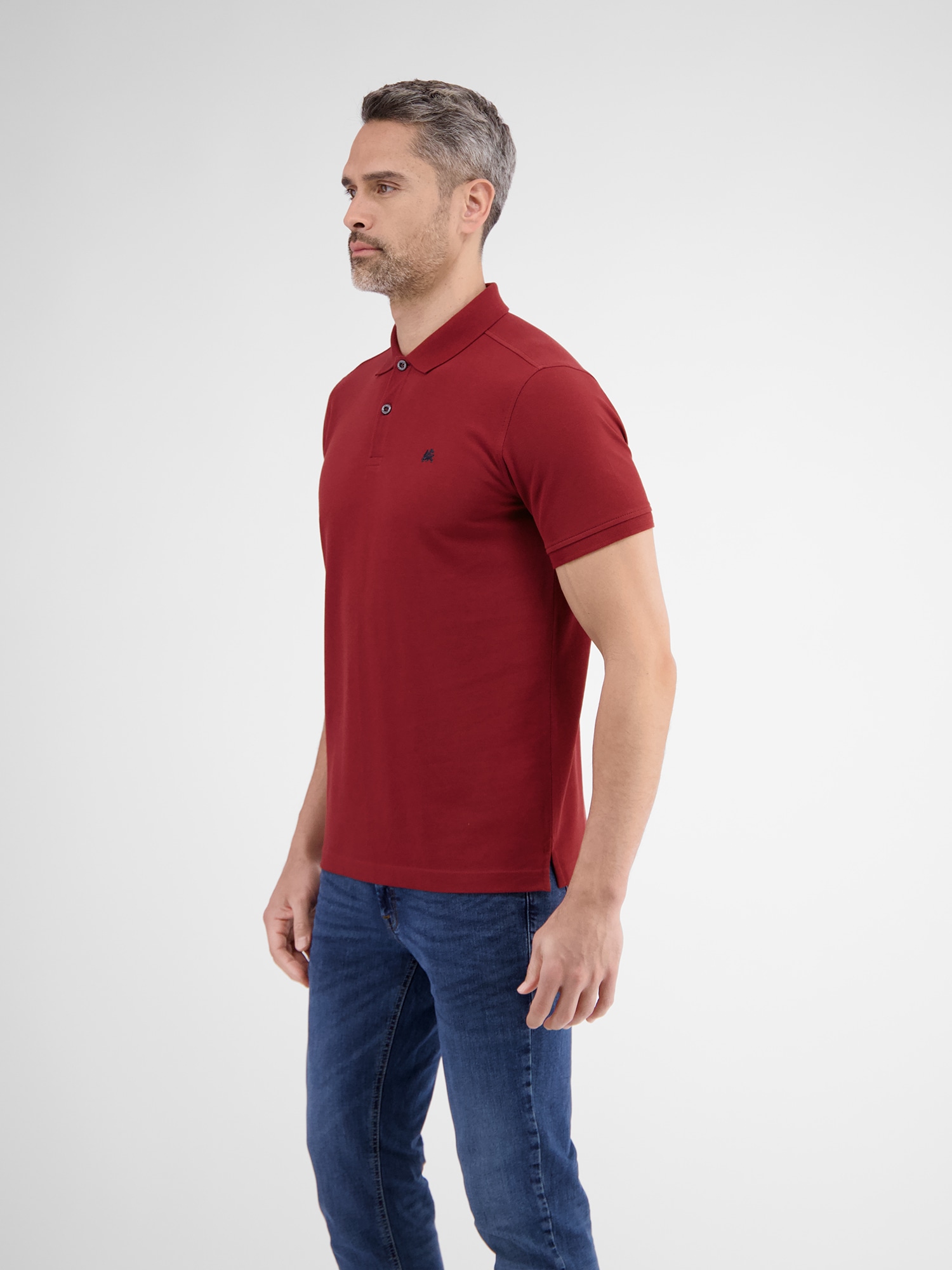 LERROS Poloshirt »LERROS Basic Poloshirt für Herren, unifarben«