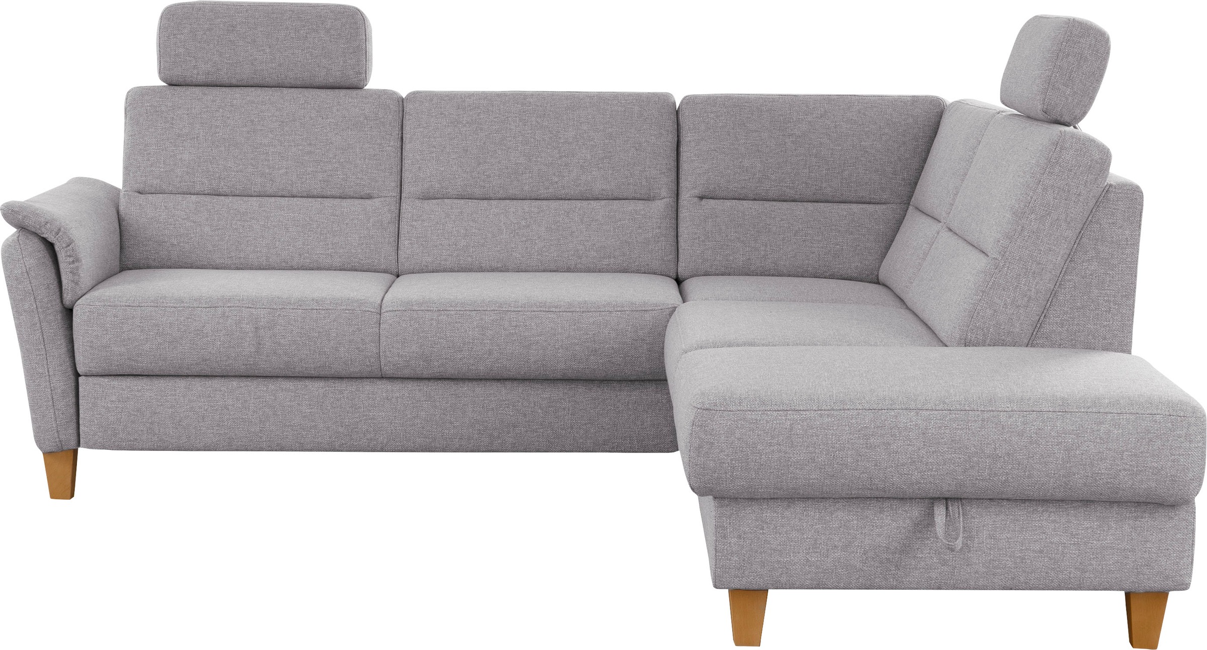 Home affaire Ecksofa »Palmera L-Form«, Federkern, wahlweise mit Bettfunktion und mit/ohne Stauraum