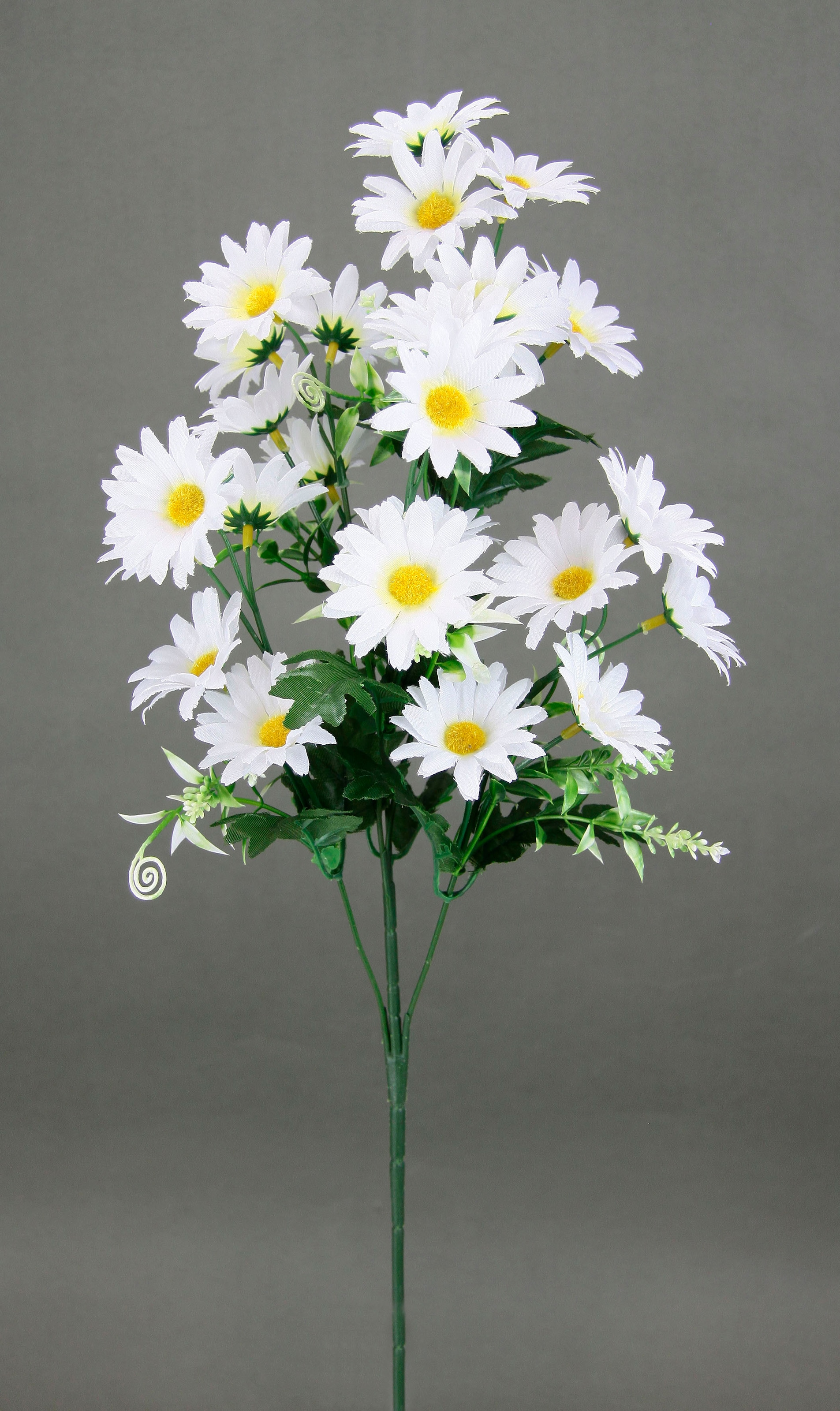 I.GE.A. Kunstblume »Margeritenzweig«, 5er Set Narzisse künstliche Blume Ostern Seidenblume Frühjahrsdeko