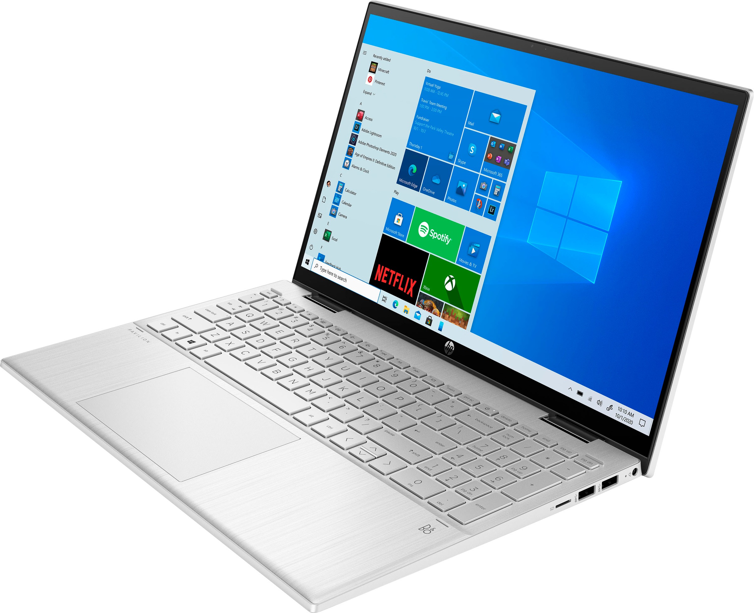 HP Convertible Notebook »Pavilion x360 Convertible 15-er0200ng«, (39,6 cm/15,6 Zoll), Intel, Core i5, Iris© Xe Graphics, 512 GB SSD