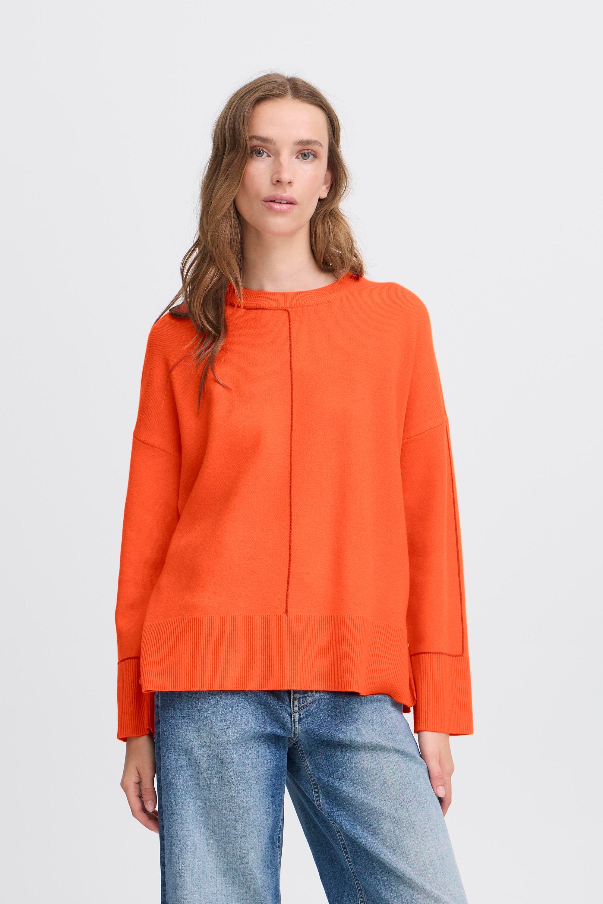 Ichi Strickpullover »Langarm IHBALLIA«