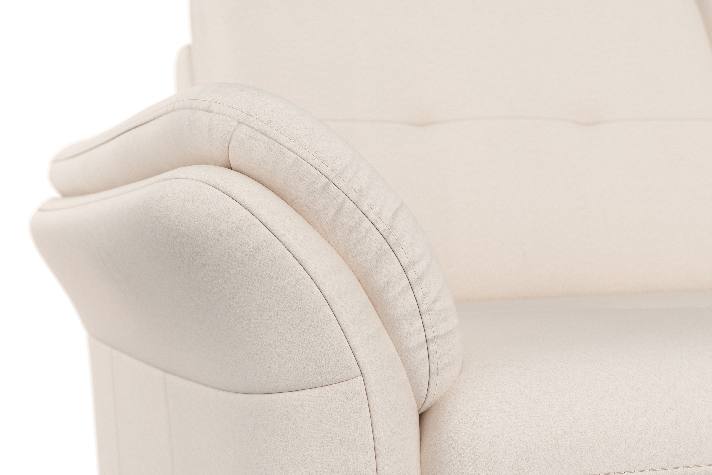 sit&more 3-Sitzer »Göteborg«, inklusive Sitztiefenverstellung und Federkern
