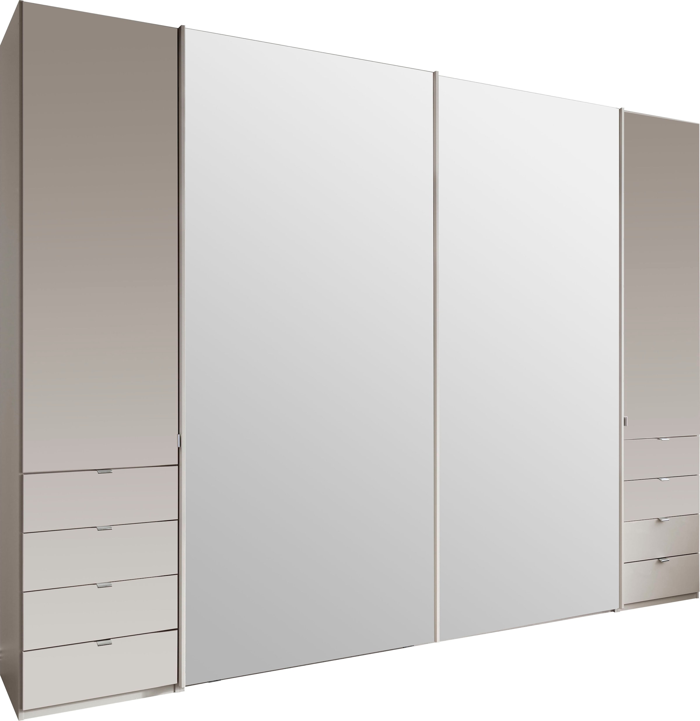 WIEMANN Dreh-/Schwebetürenschrank »Nizza« mit Glasfront und Spiegel