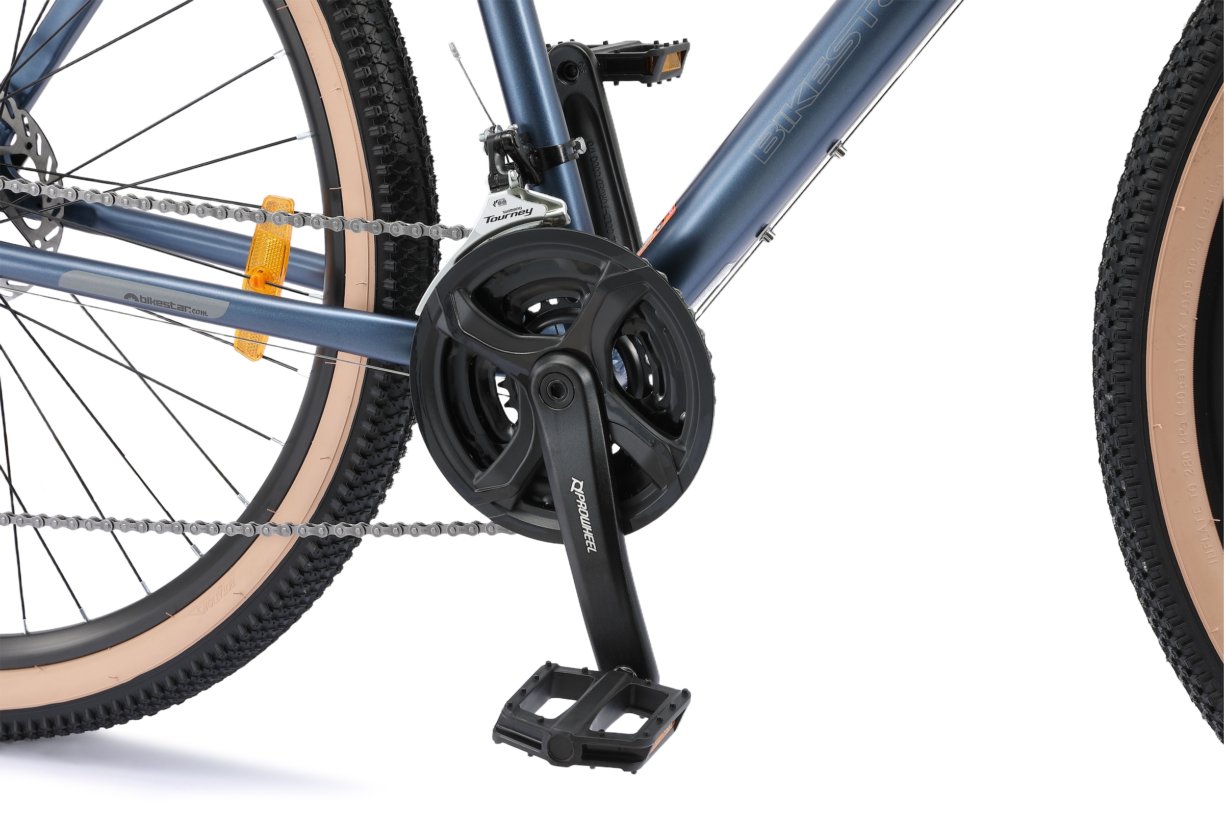 Bikestar Mountainbike 21 Gang Shimano RD-TY300 Schaltwerk Kettenschaltung für Damen und Herren, Kettenschaltung