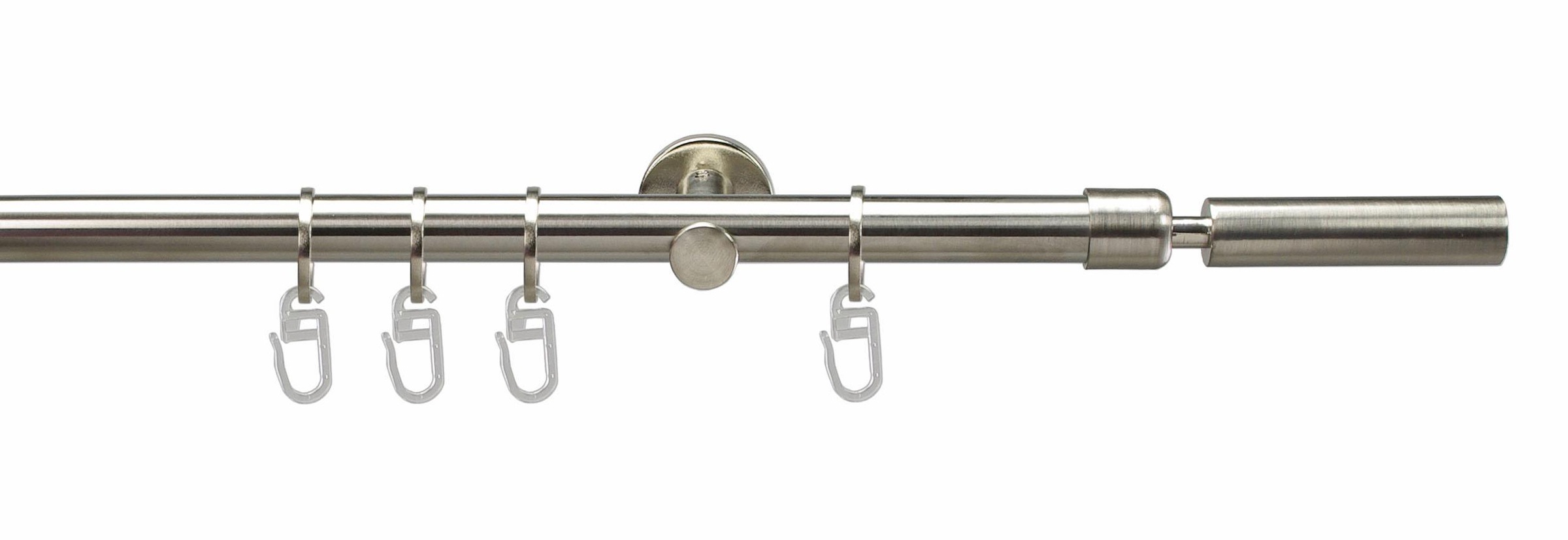 Liedeco Gardinenstange »Turin« Ø 16 mm 1 läufig-läufig Fixmaß günstig online kaufen