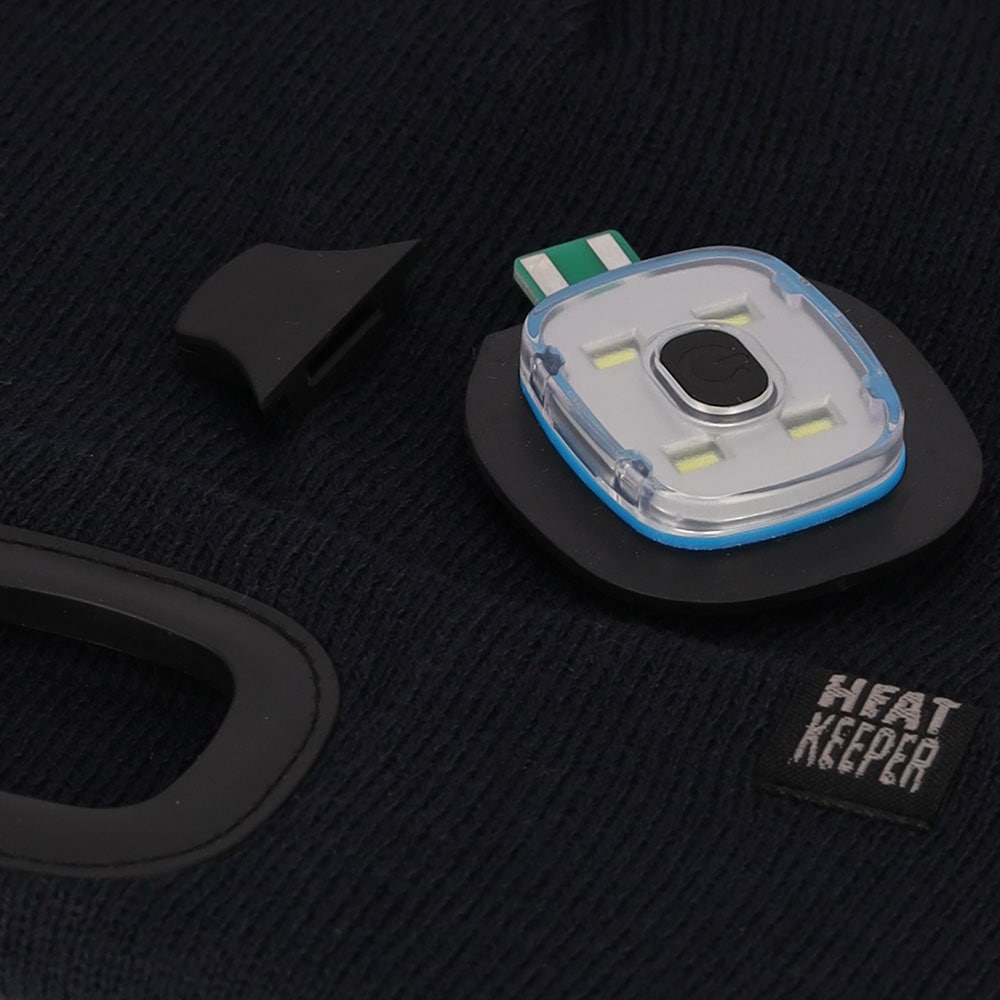 Heatkeeper Strickmütze »Heatkeeper«, Herausnehmbare LED-Lampe