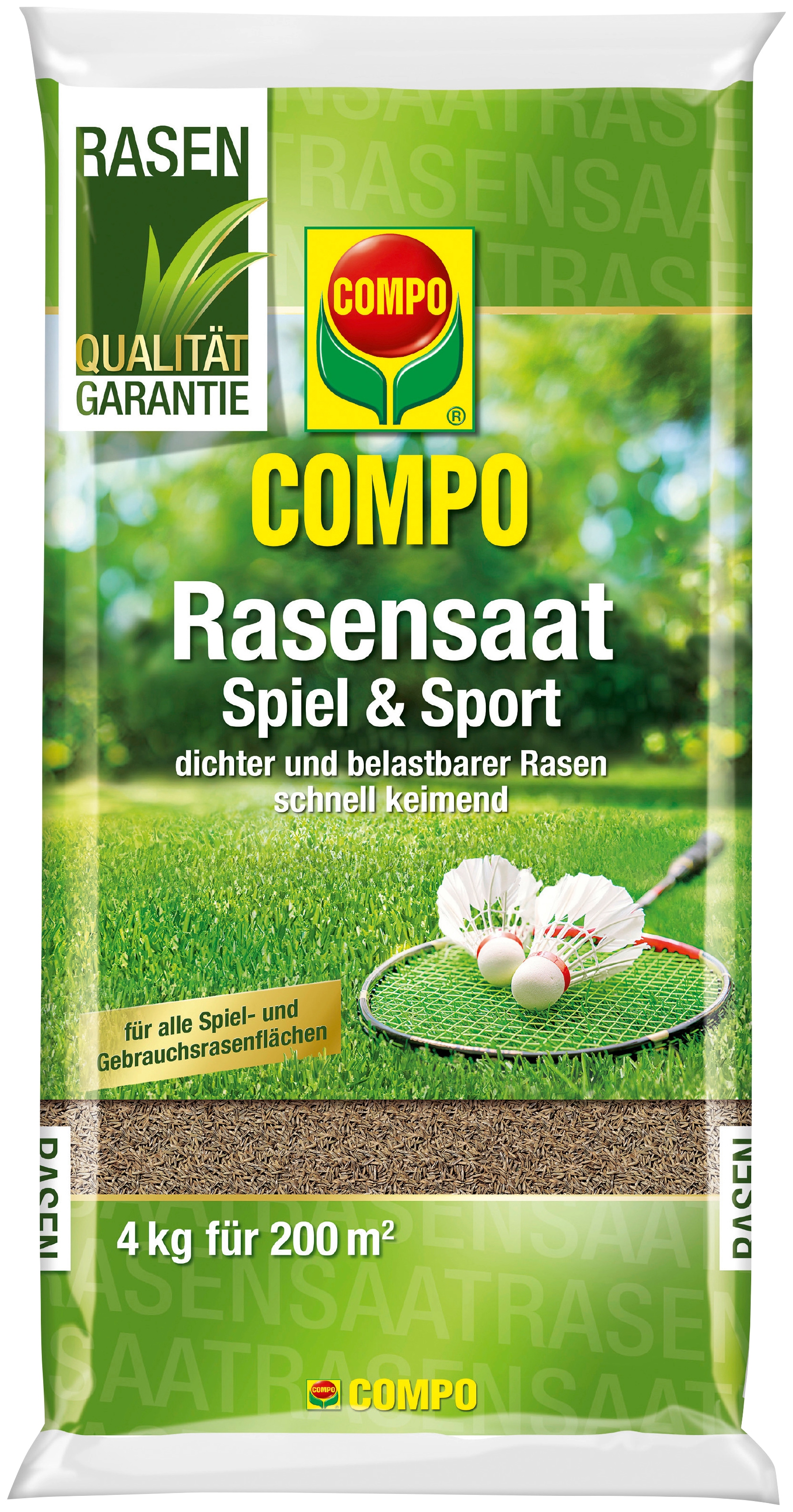 Compo Rasensamen »Spiel und Sport«, 4 kg, für 200 m²