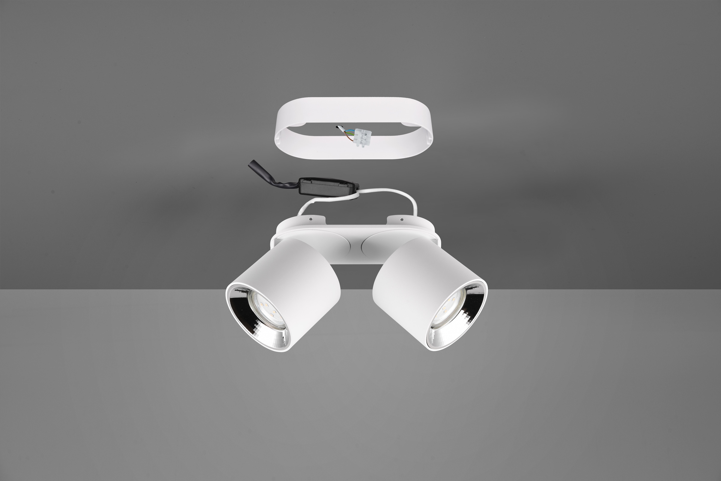 TRIO Leuchten Deckenleuchte »GUAYANA«,, verstellbare Spots, für LED Leuchtmittel 2 x GU10, max. 10 Watt
