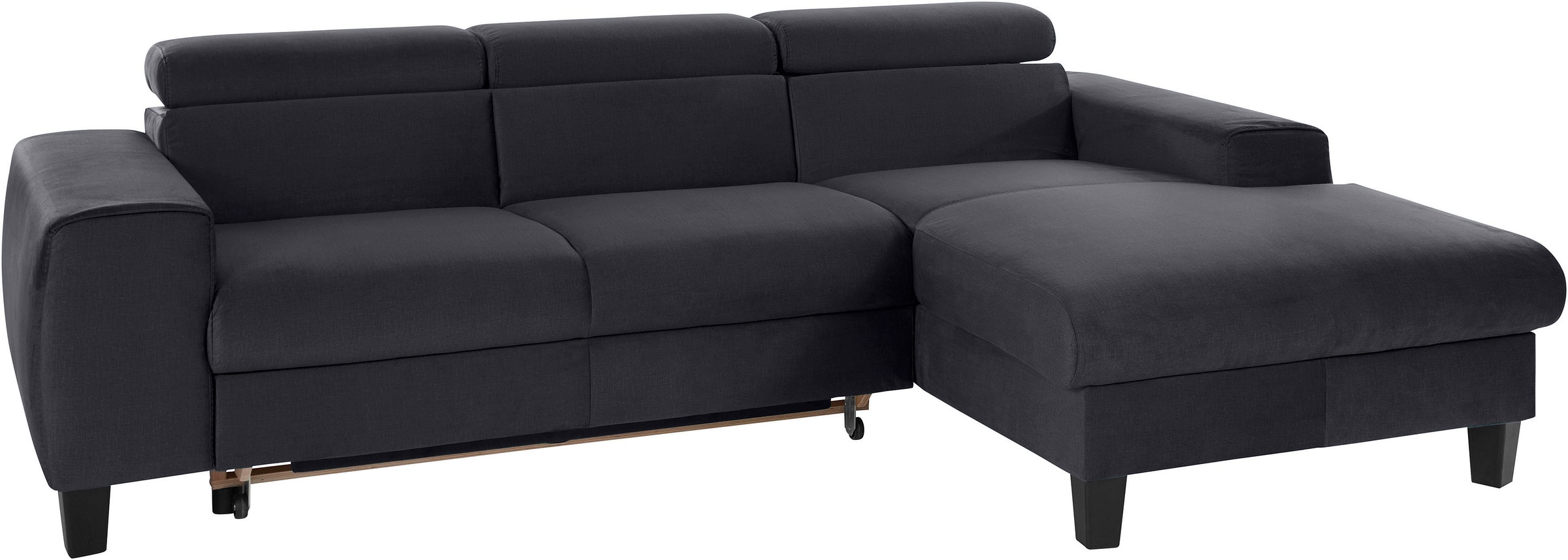 COTTA Ecksofa »Morven L-Form mit Kopfteilverstellung«, wahlweise mit Bettfunktion, Bettkasten & Wireless-Charger
