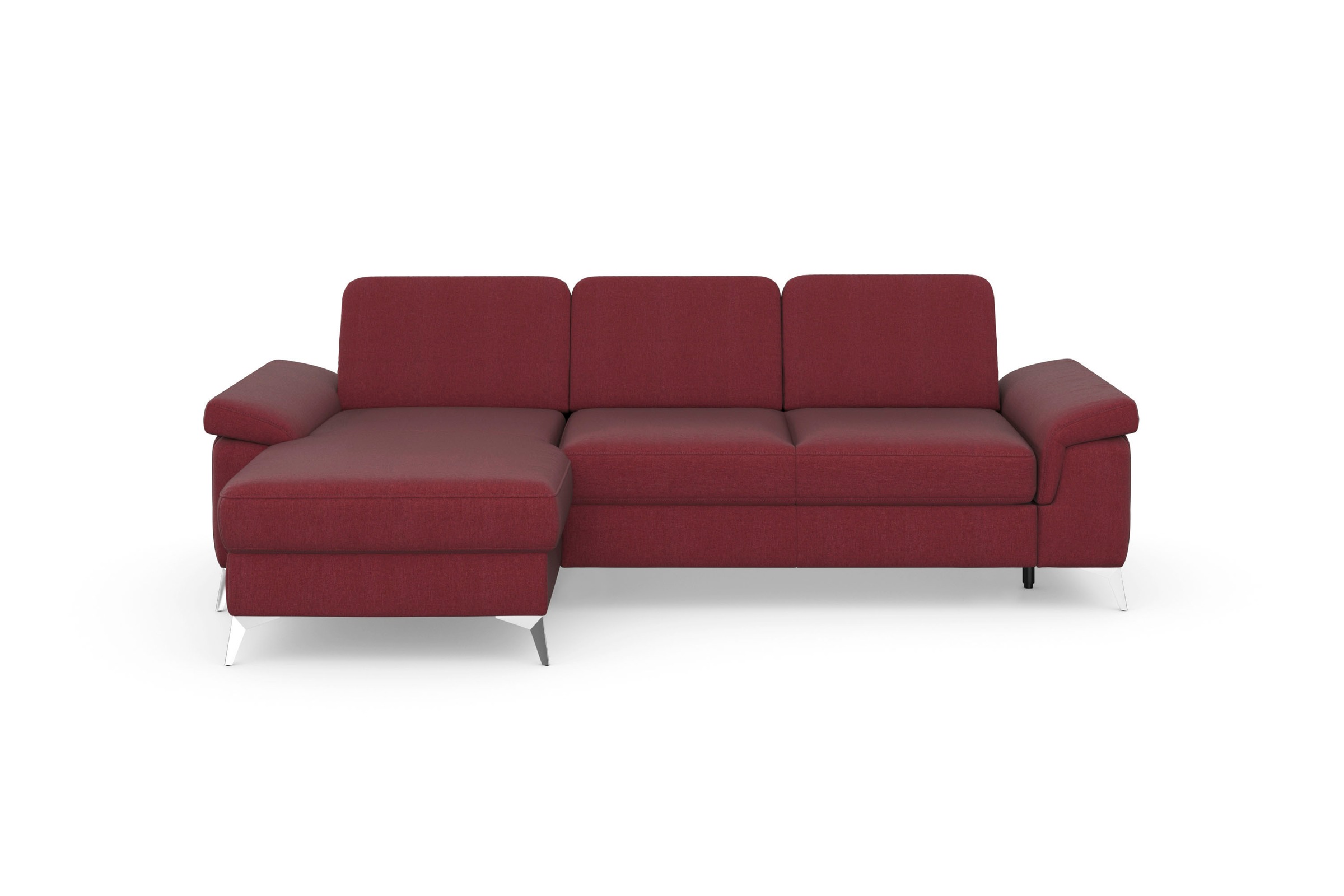sit&more Ecksofa »Padua L-Form«, inklusive Sitztiefenverstellung, Armteilfu günstig online kaufen