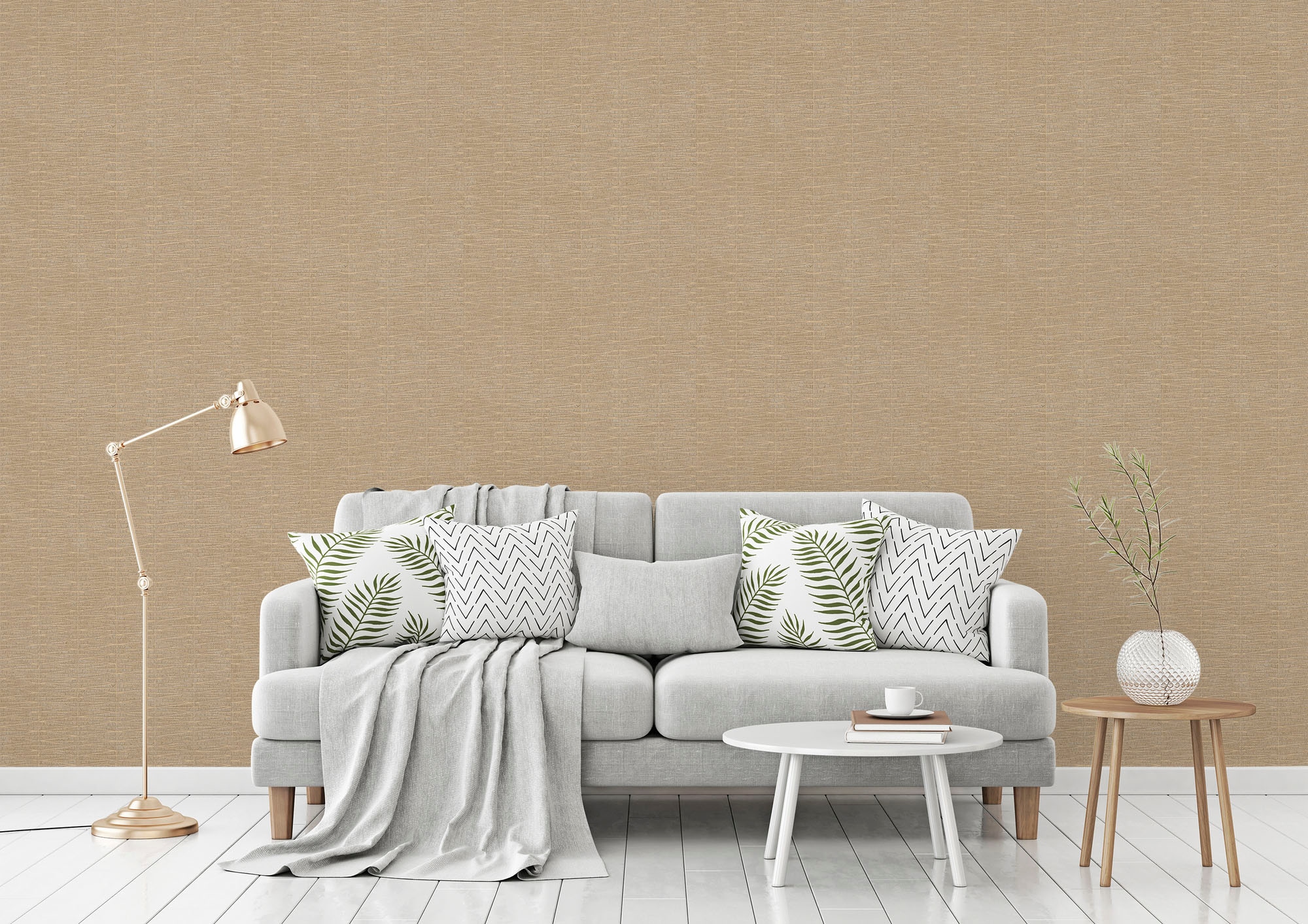 A.S. Création Vliestapete »Hygge«, Flechtoptik-glänzend-Strukturmuster, Metallic Tapete Struktur Tapeten Wohnzimmer Schlafzimmer Küche Design
