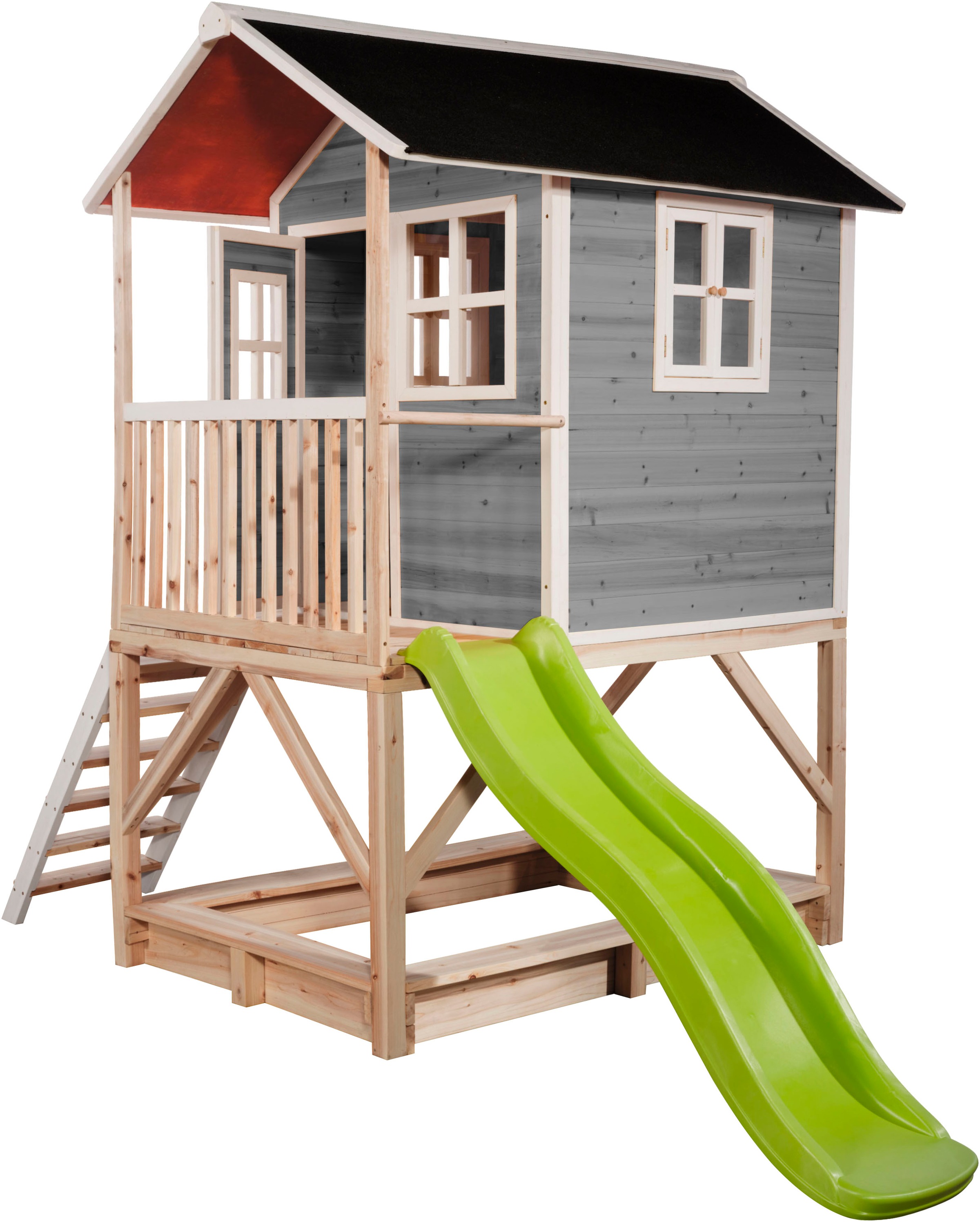 EXIT Spielhaus »Loft 500, grau«, FSC® - schützt Wald - weltweit