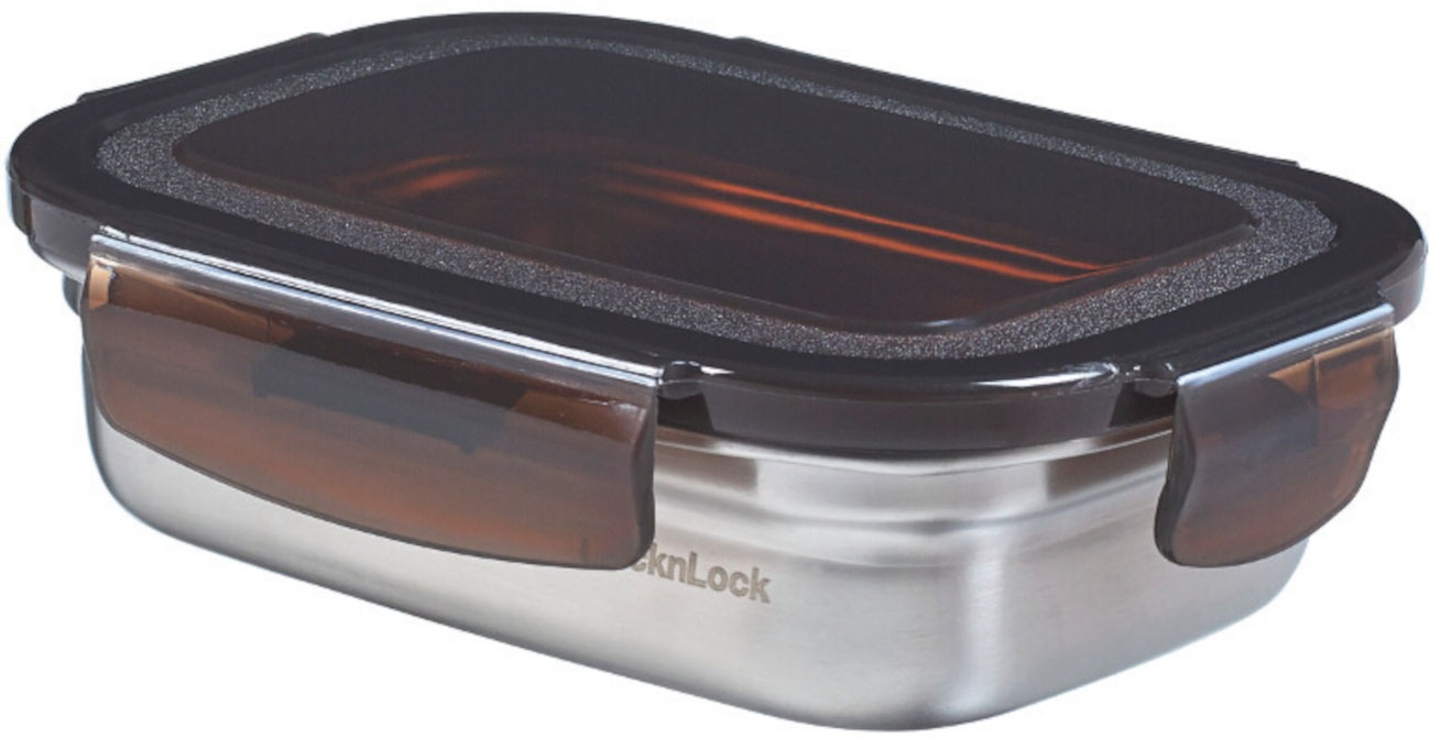 LOCK & LOCK Vorratsdose »Vorratsdose Edelstahl,schwarzer Deckel« 1 Stk. tlg günstig online kaufen