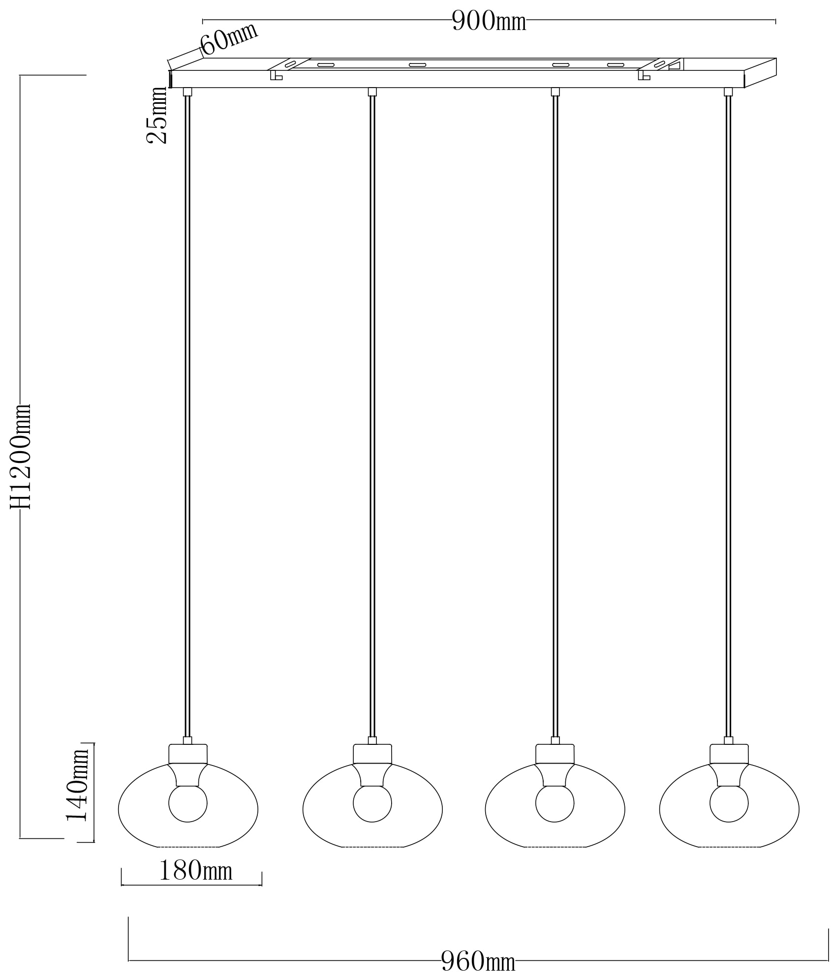 GLOBO LIGHTING Hängeleuchte »SHAUN«, Leuchtmittel E27 | ohne Leuchtmittel, Hängelampe/Pendelleuchte/Esszimmer/Wohnzimmer/Esstisch