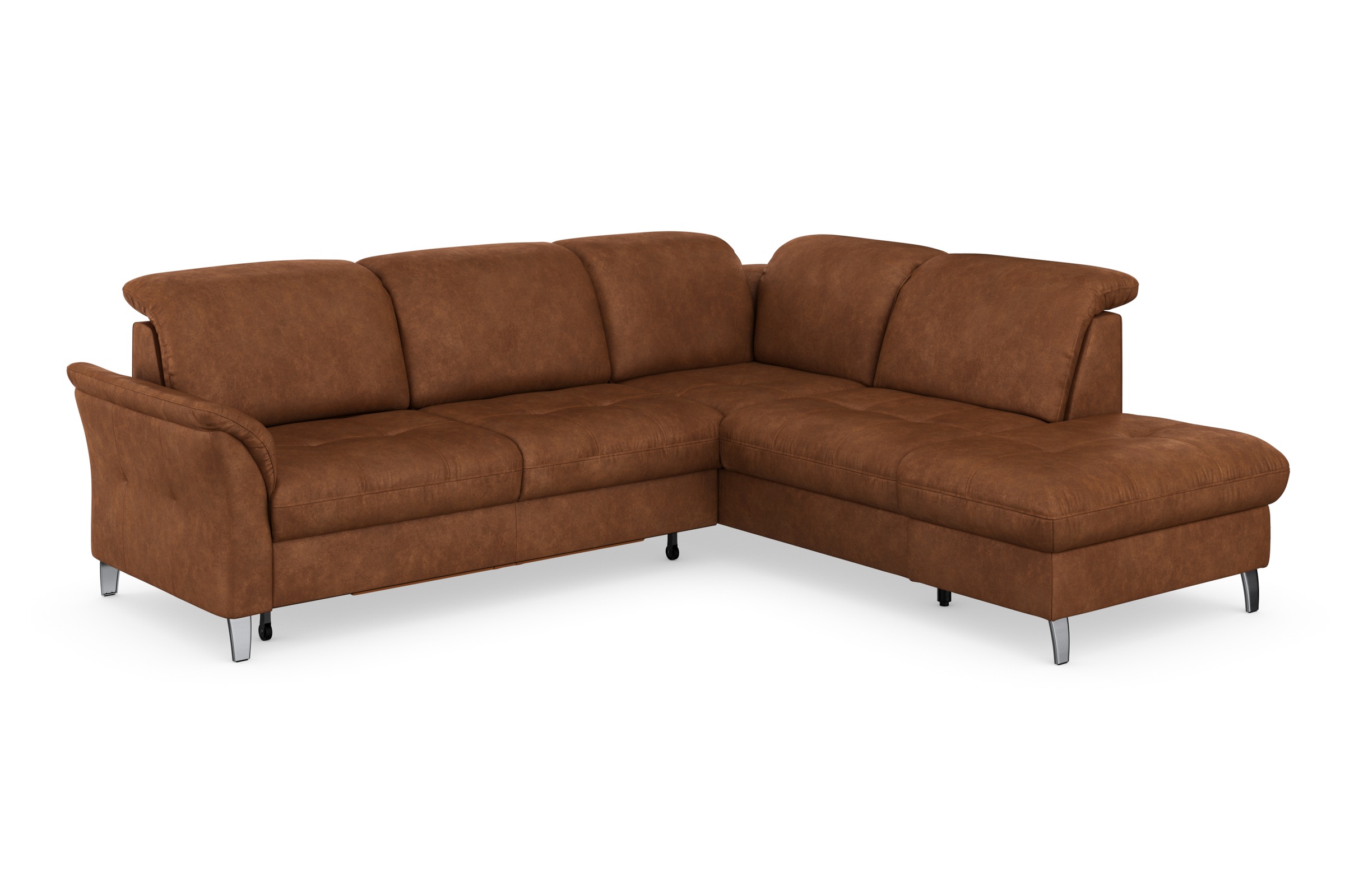 sit&more Ecksofa »Maggiore L-Form«, wahlweise mit Kopfteilverstellung, Bettfunktion und Stauraum