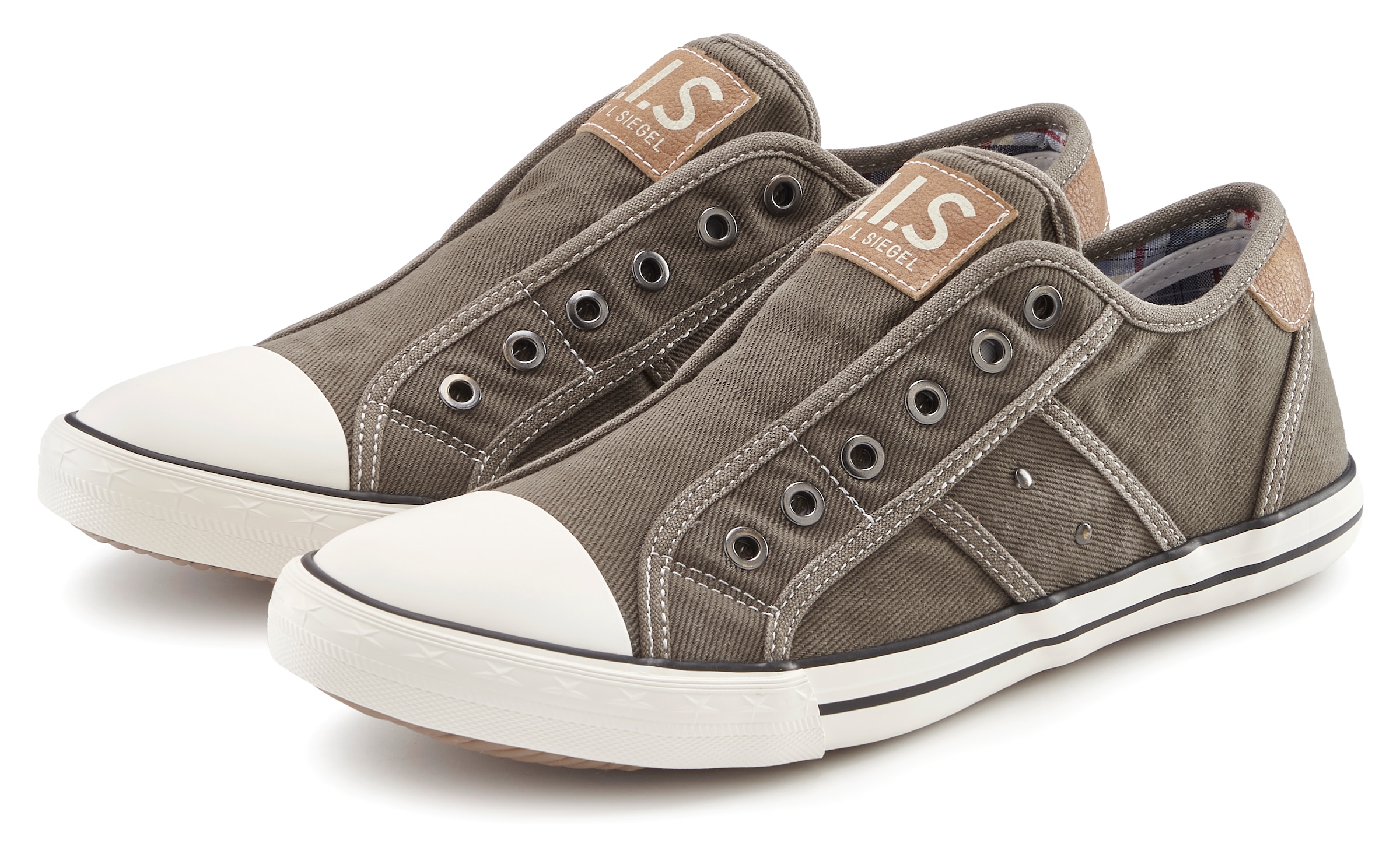 H.I.S Sneaker »Textilschuh, Stoffschuh, Turnschuh, Halbschuh, Freizeitschuh, Slipper«  NEU Slip-On-Sneaker aus weichem Textilmaterial, Unisex
