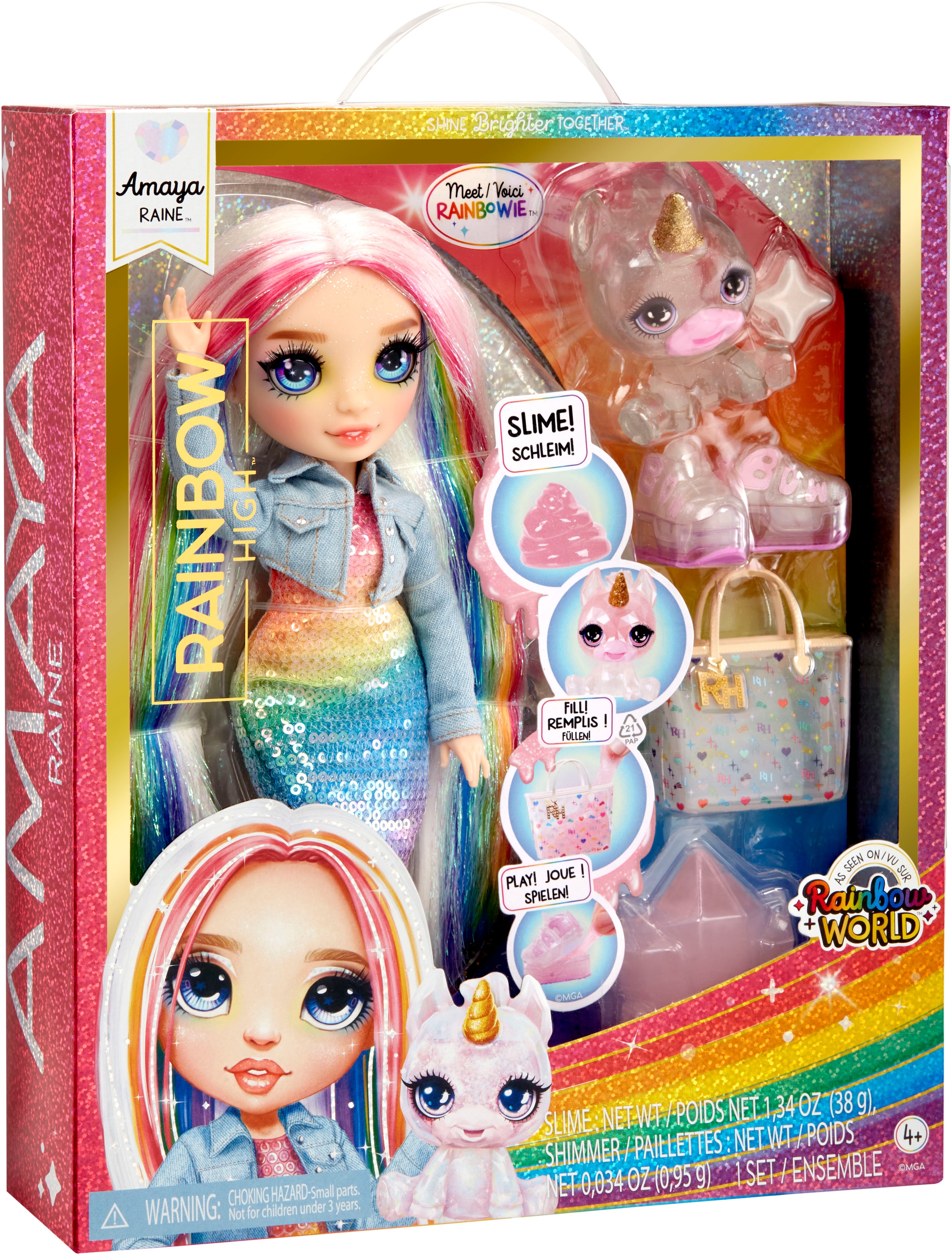 RAINBOW HIGH Anziehpuppe »Classic Rainbow Fashion Doll - Amaya (rainbow)«