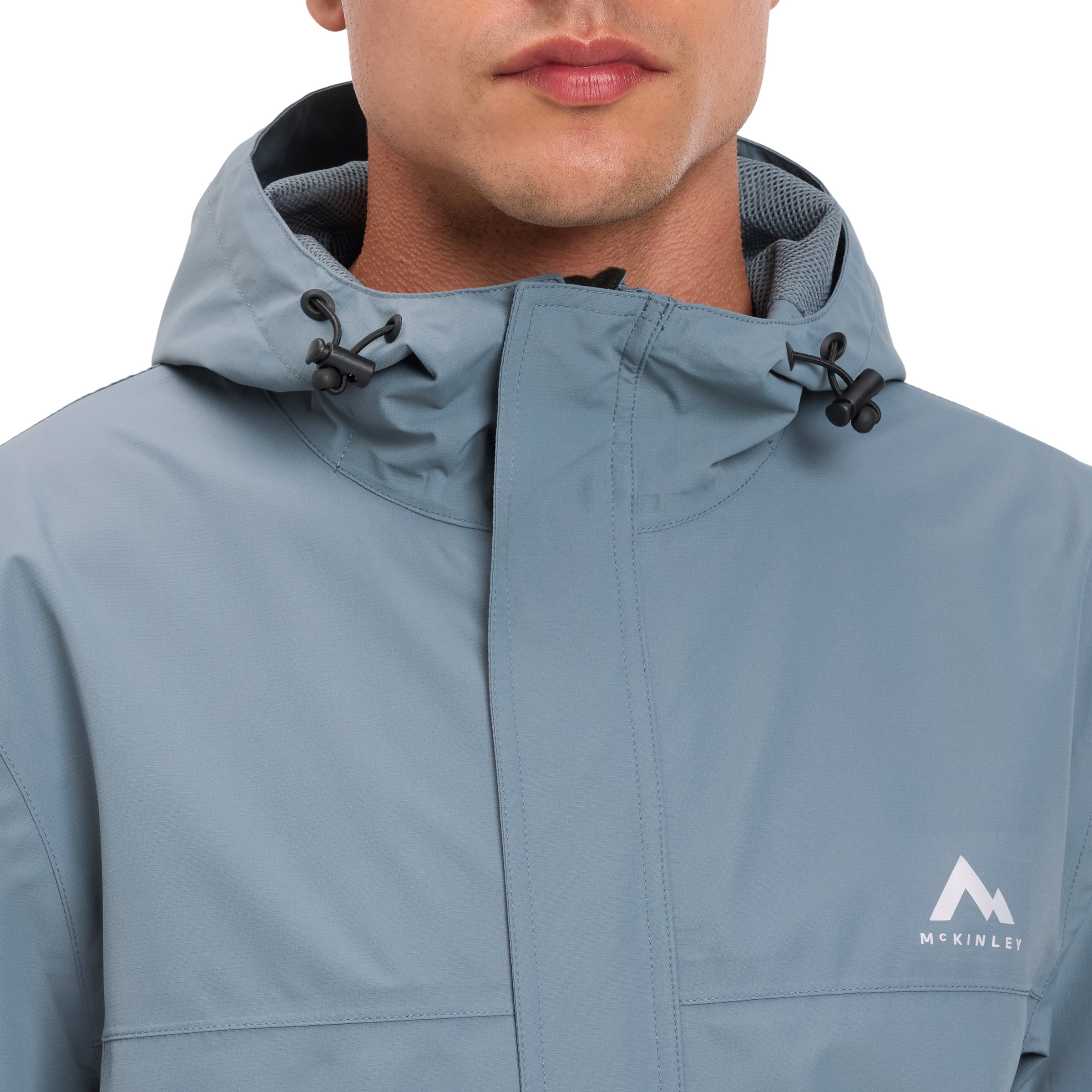 McKINLEY Regenjacke »HE.-REGENJACKE CARLIDE II M« mit AQUAMAX Technologie, atmungsaktiv, mit Kinnschutz