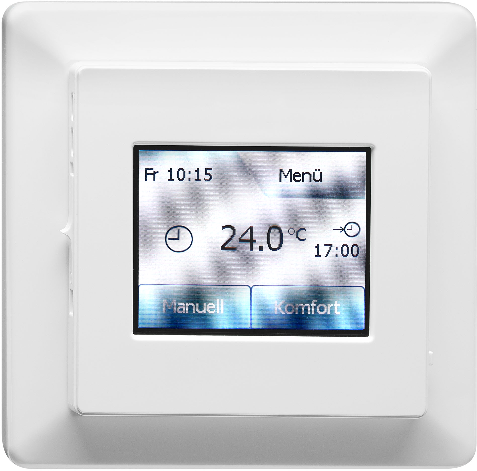 STIEBEL ELTRON Raumthermostat »»RTF-TC« elektronischer Fußbodentemperaturregler«, Unterputz, Touch-Screen, weiß