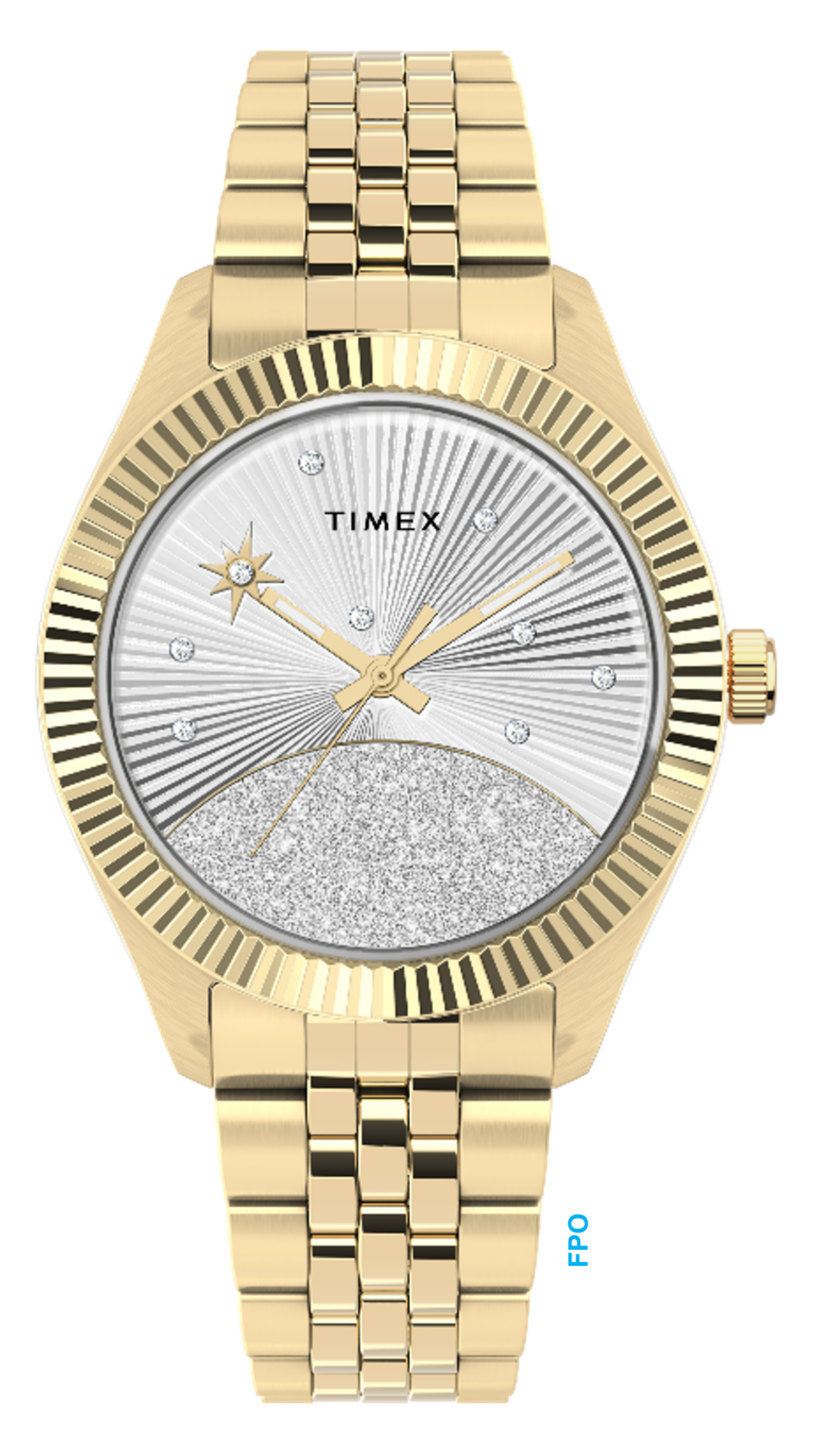 Timex Quarzuhr »LEGACY« Armbanduhr, Damenuhr, Edelstahlarmband, Leuchtzeiger