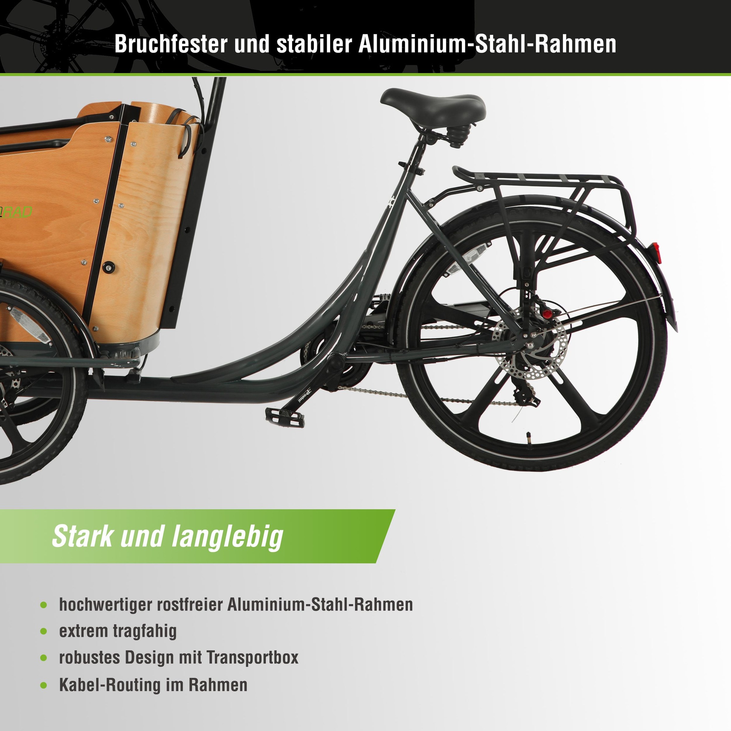 SachsenRad »SachsenRAD T2 Neo Vintage mit Abdeckung« 7 Gang Shimano Kettenschaltung Heckmotor 250 W