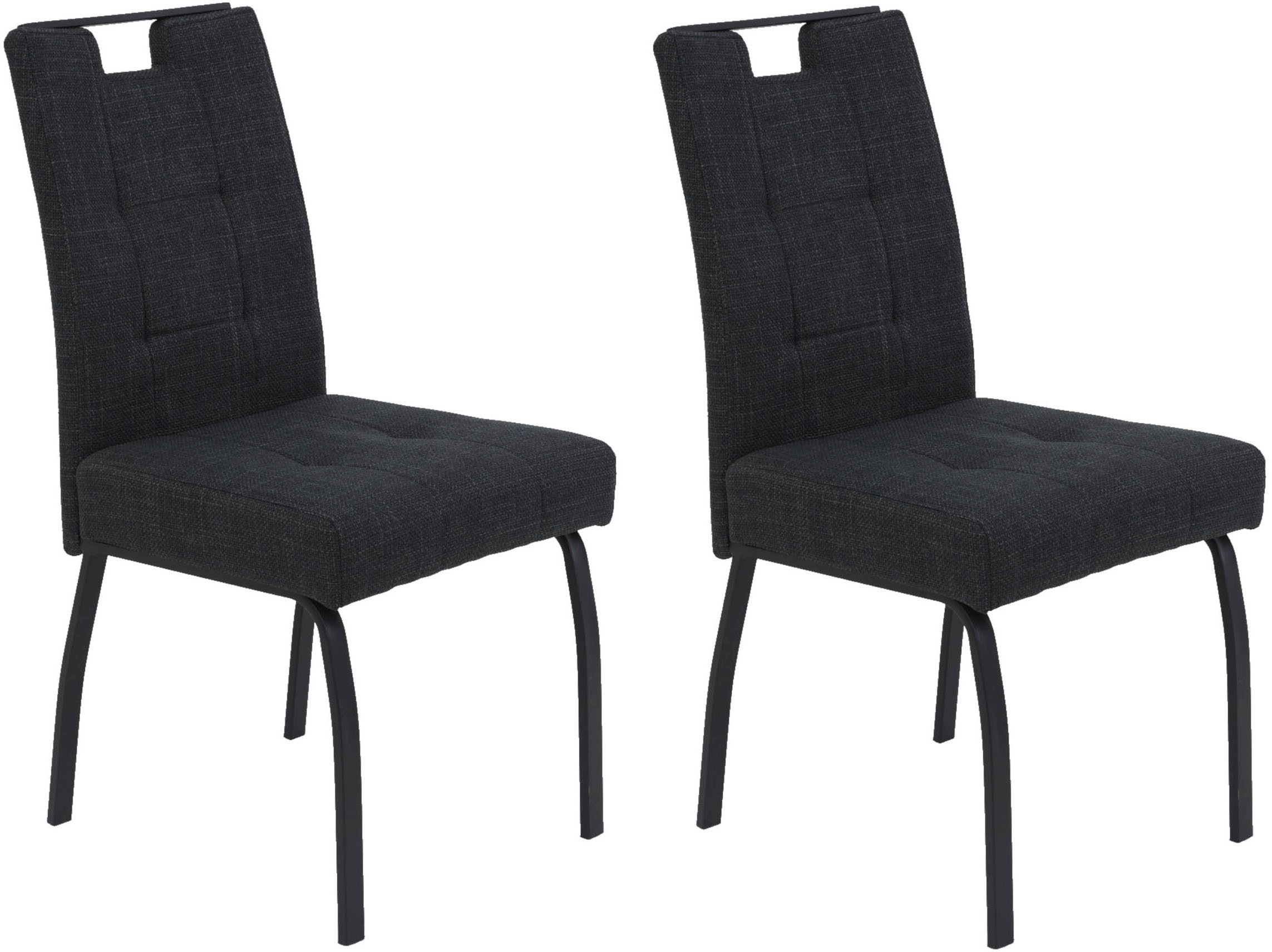 HELA 4-Fußstuhl »LINZ, Esszimmerstuhl, Komfortstuhl« (Set) 2 Stk.XL-Sitz,el günstig online kaufen