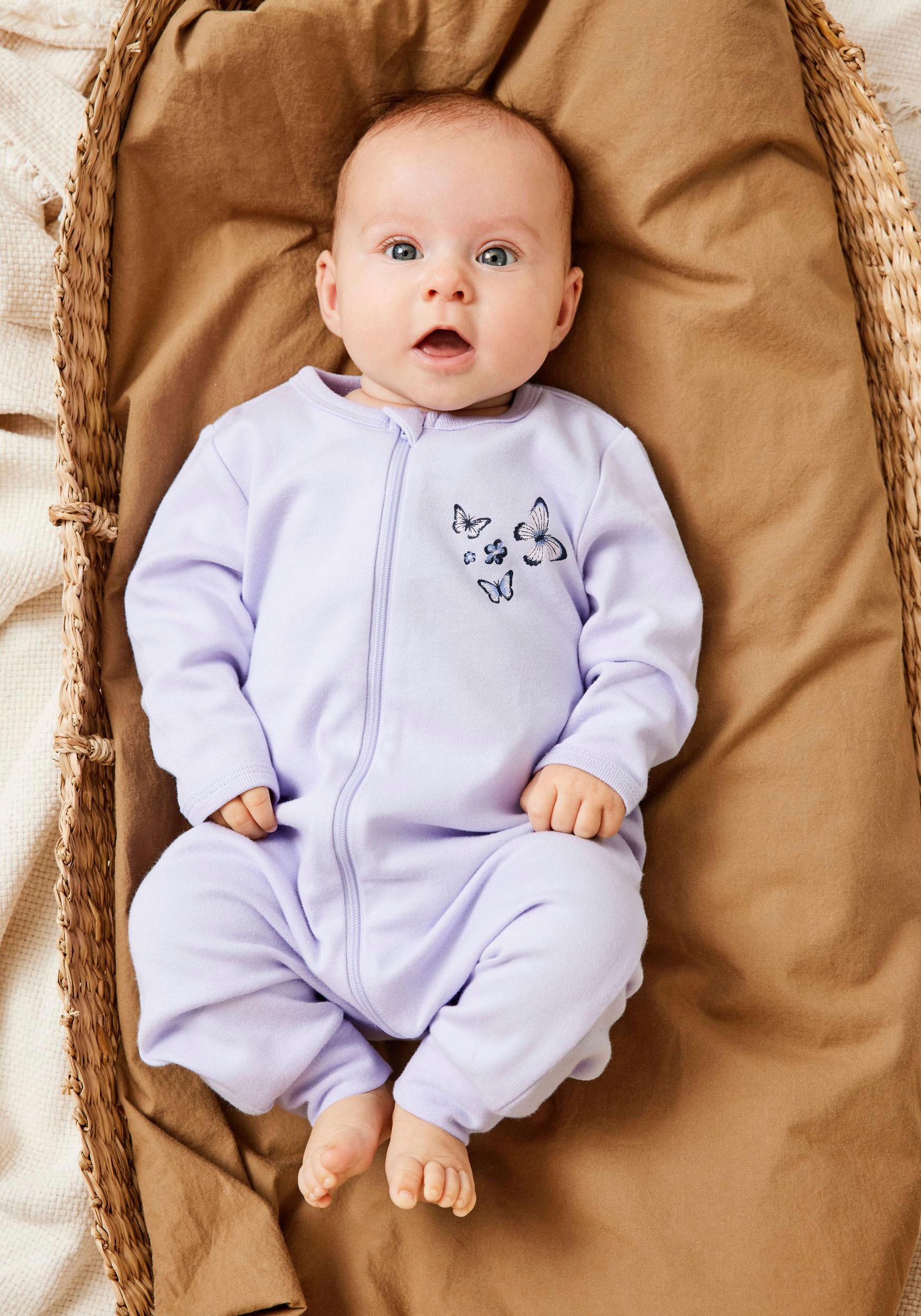 Name It Strampler »NBFNIGHTSUIT 2P ZIP PURPLE FLOWER NOOS«, (2 tlg., 2er-Pack) kaufen
