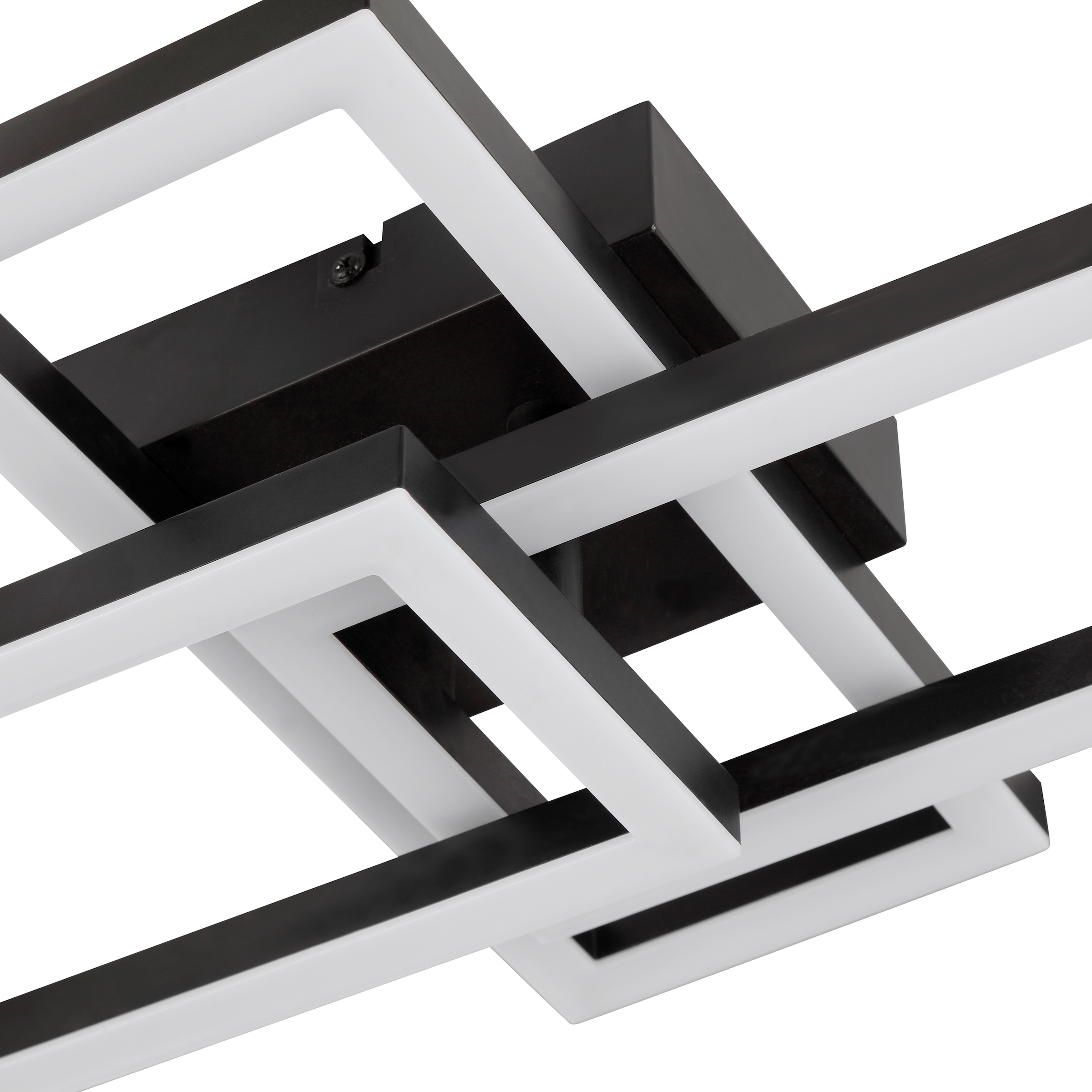 Brilliant LED Deckenleuchte »Tavora« LED-Modul Warmweiß LED-Profilleuchte, 2200 lm, 3000 K, 48 x 28 cm, Kunststoff schwarz