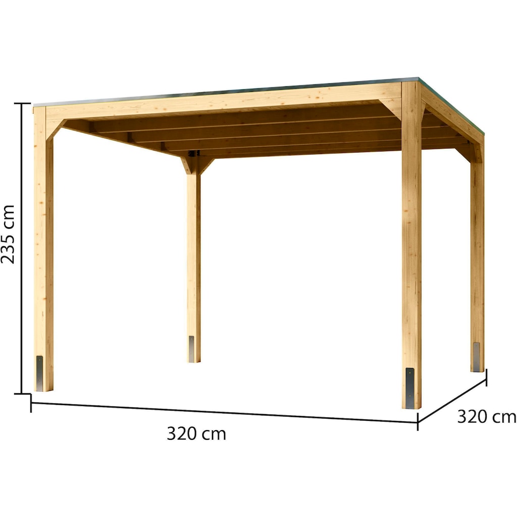 Karibu Holzpavillon »Gordon«