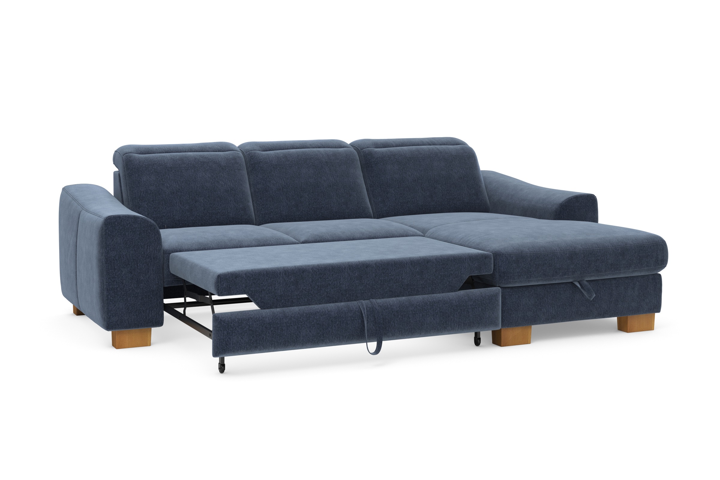 Home affaire Ecksofa »Dundee L-Form«, wahlweise mit Kopfteilverstellung und zusätzlich mit Bettfunktion