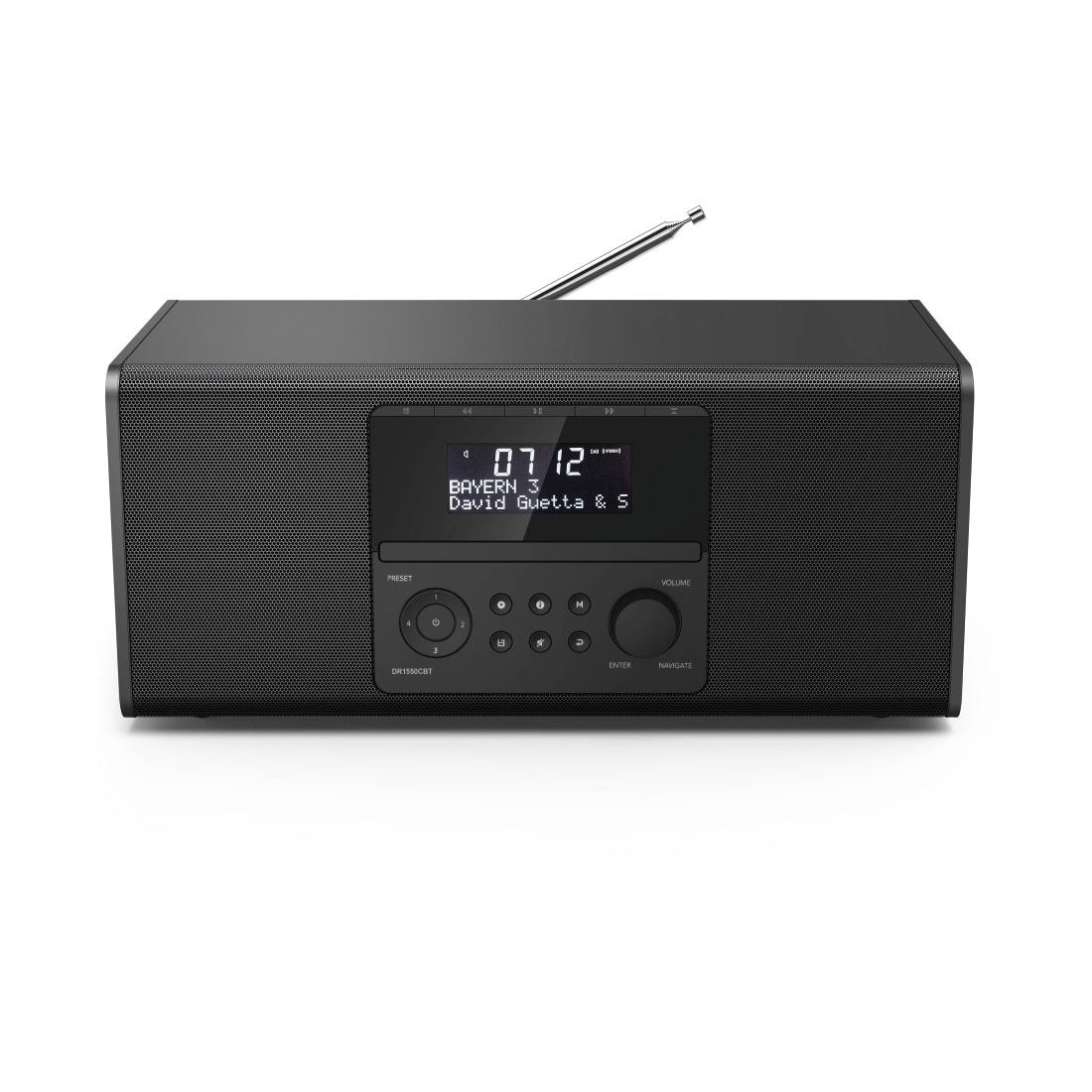 Hama Digitalradio (DAB+) DR1550CBT«, (DAB+)-FM-Tuner online CD-Laufwerk, 6 W) FM/Bluetooth/USB/Stereo Digitalradio »DAB mit bestellen (Digitalradio