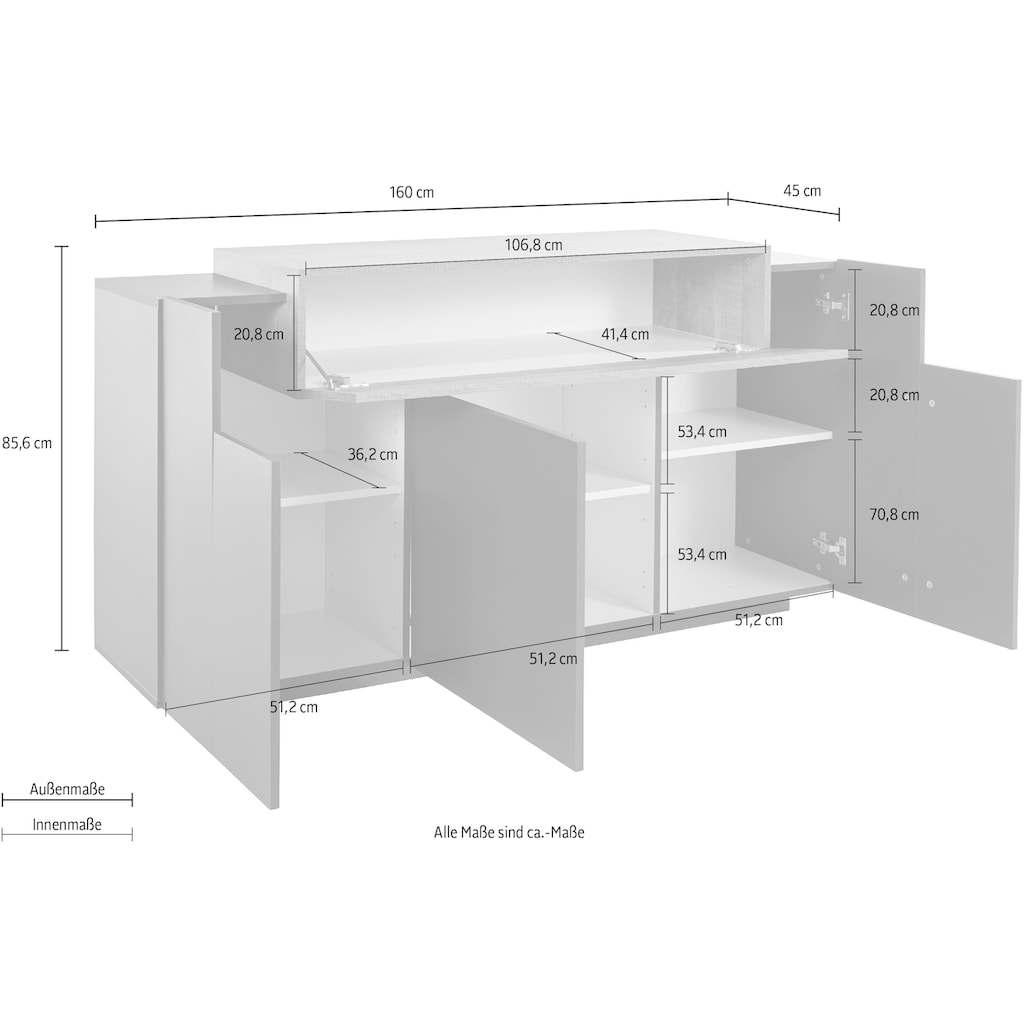 INOSIGN Sideboard »Coro«