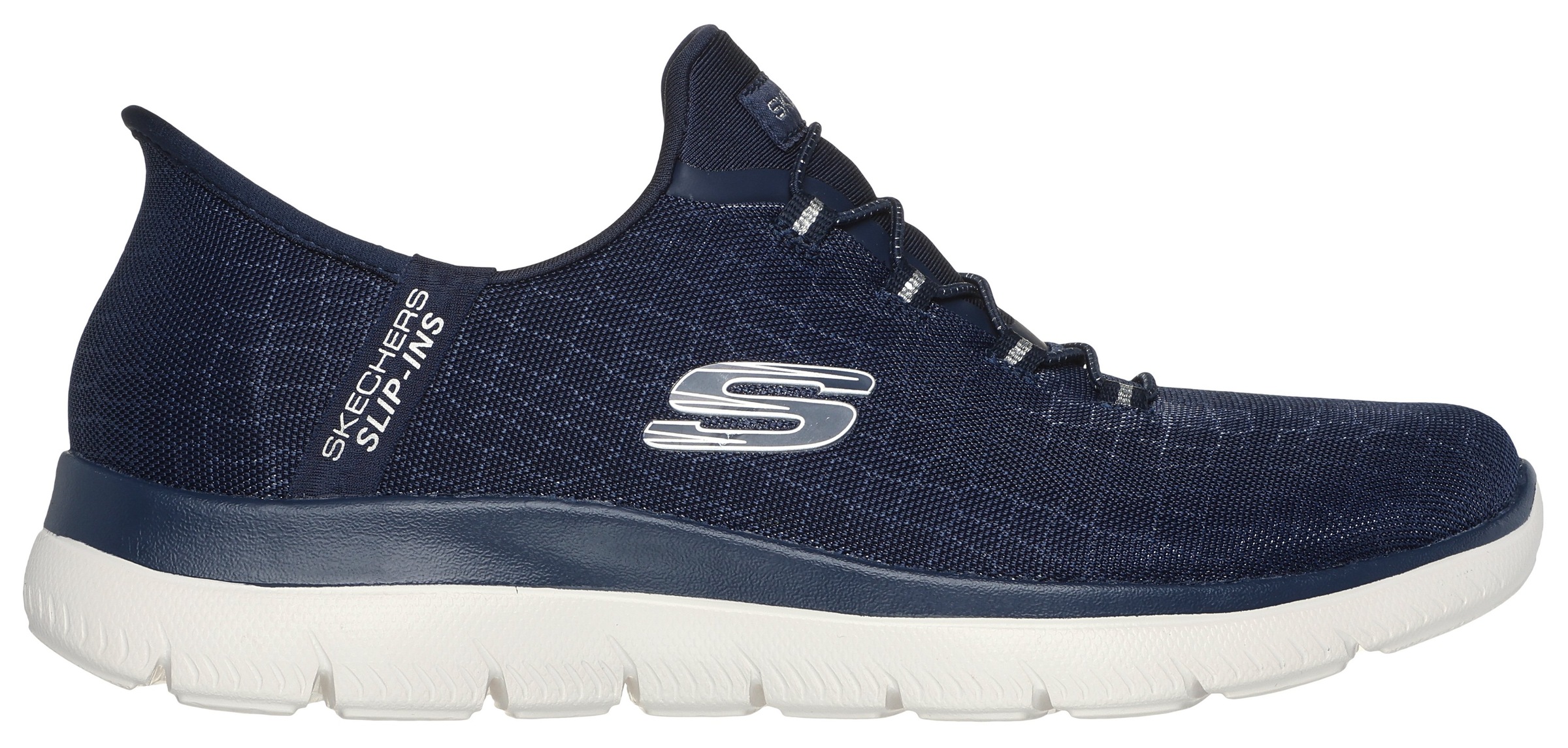 Skechers Slip-On Sneaker »SUMMITS-CLASSY NIGHT«, Slipper, Freizeitschuh mit komfortabler Heel Pillow Funktion