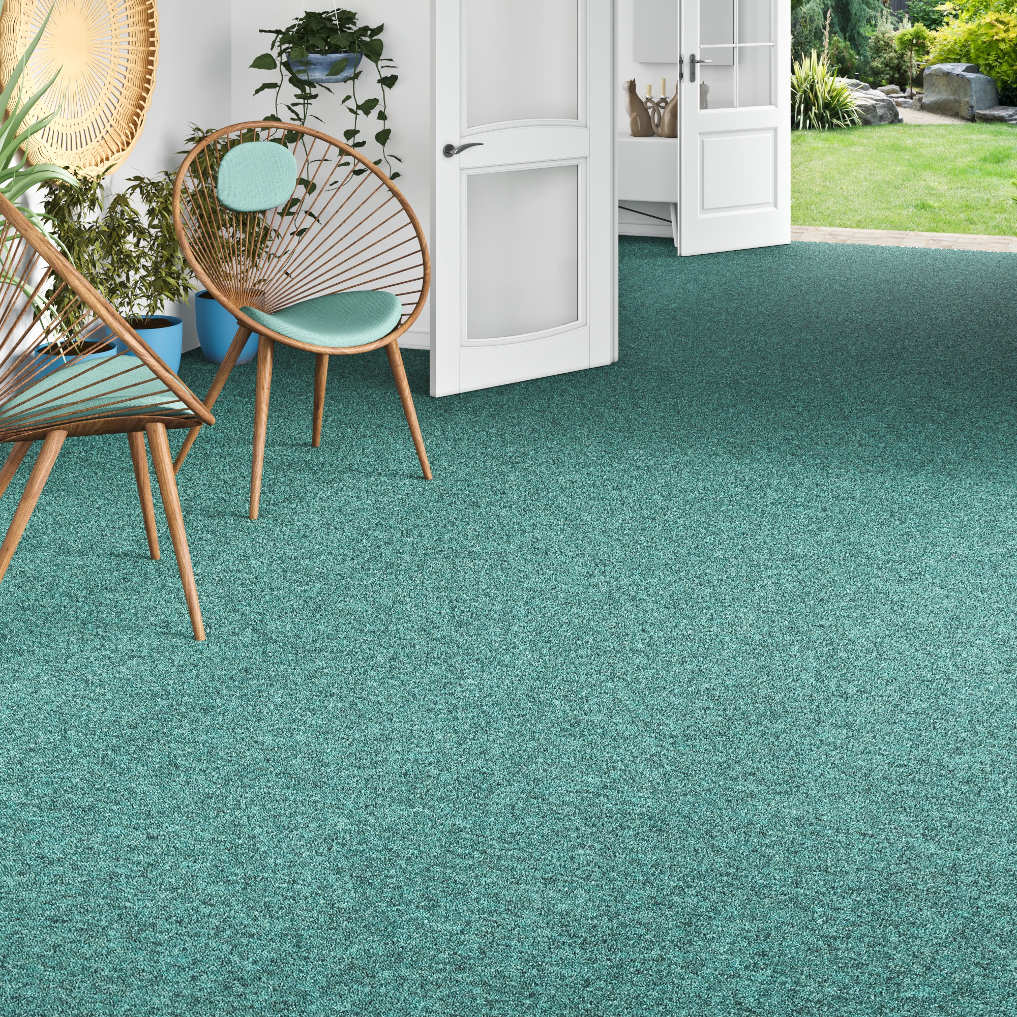 my home Teppichboden »Fortis, Schlinge, Made in Netherlands«, rechteckig, 5 günstig online kaufen