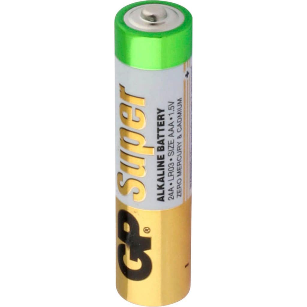 GP Batteries Batterie »16 Stück (8+8) AAA Micro Super Alkaline, 1,5V«, 1,5 V, (Spar-Set, 16 St.)