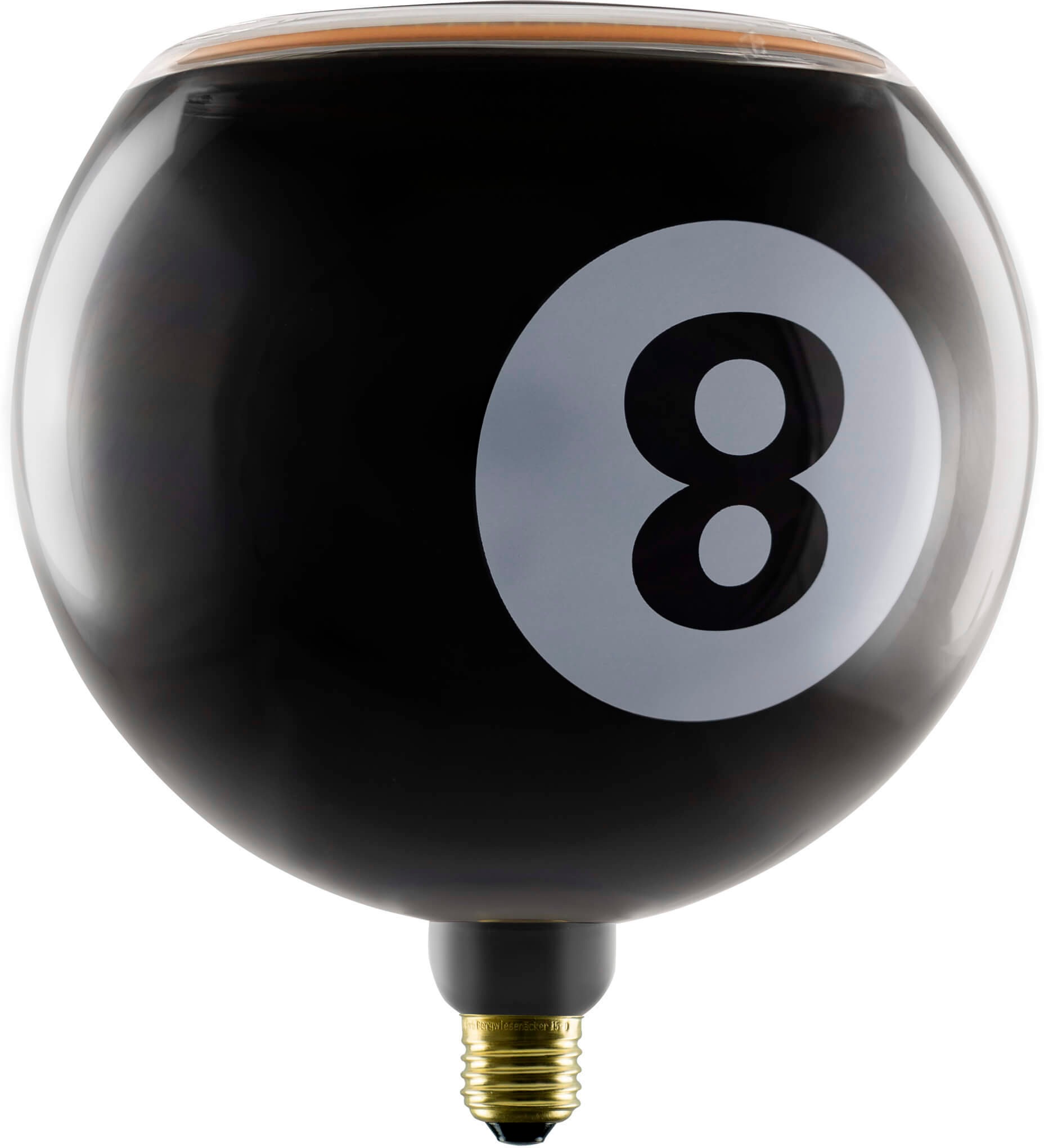SEGULA LED-Leuchtmittel »LED Floating Billard 200 black 8« E27 1 Stk. Extra-Warmweiß handmade