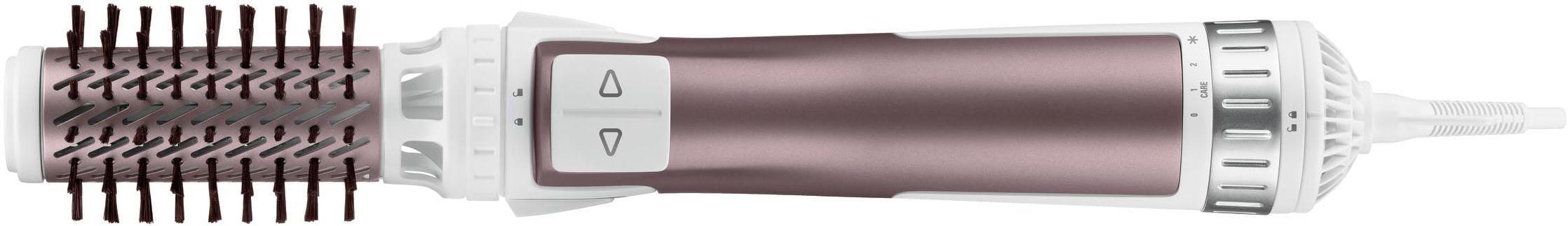 Rowenta Warmluftbürste »Brush Activ Premium Care rotierende Warmluftbürste, mit Naturborsten,«, 2 Aufsätze, Kaschmir-Keratin-Beschichtung, 2 Bürstaufsätze, 3 Stufen, CF9540