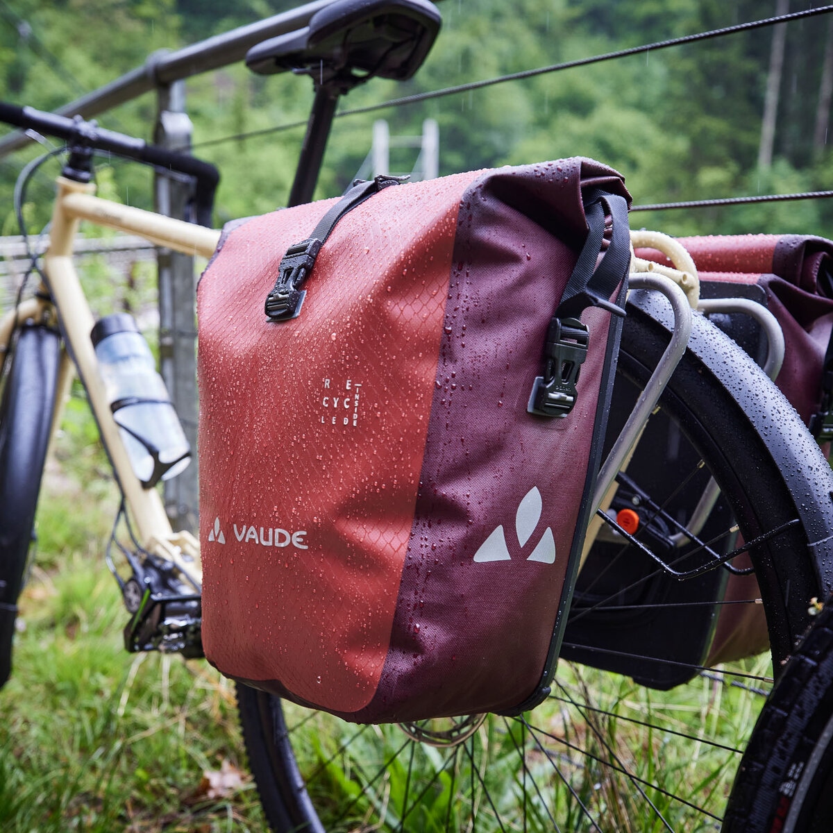 VAUDE Fahrradtasche »Aqua Back«, (2 tlg.)